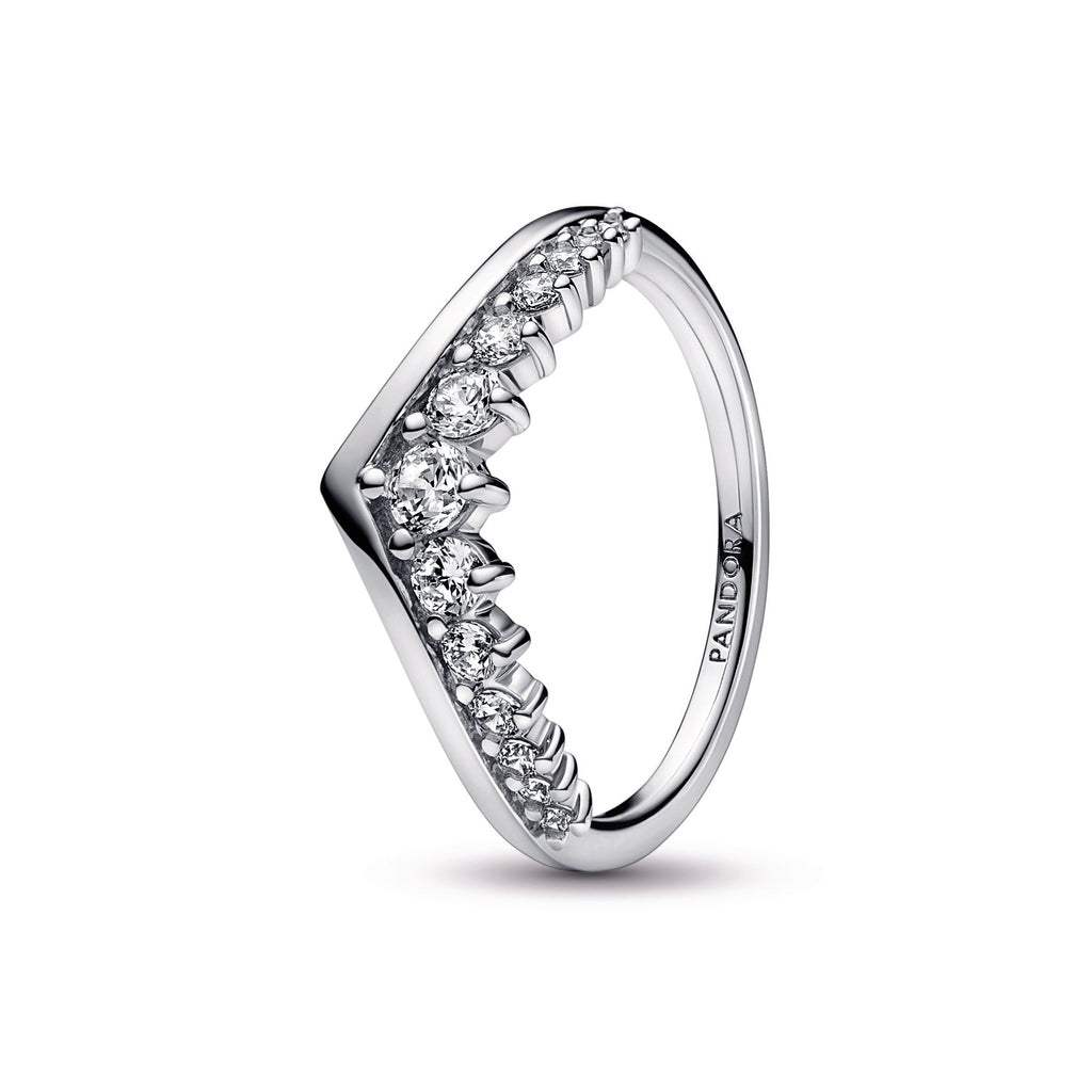 PANDORA Timeless Wish Floating Pavé Ring Sterling Silver Weddings Rings Statement Ring Jewelry Gift