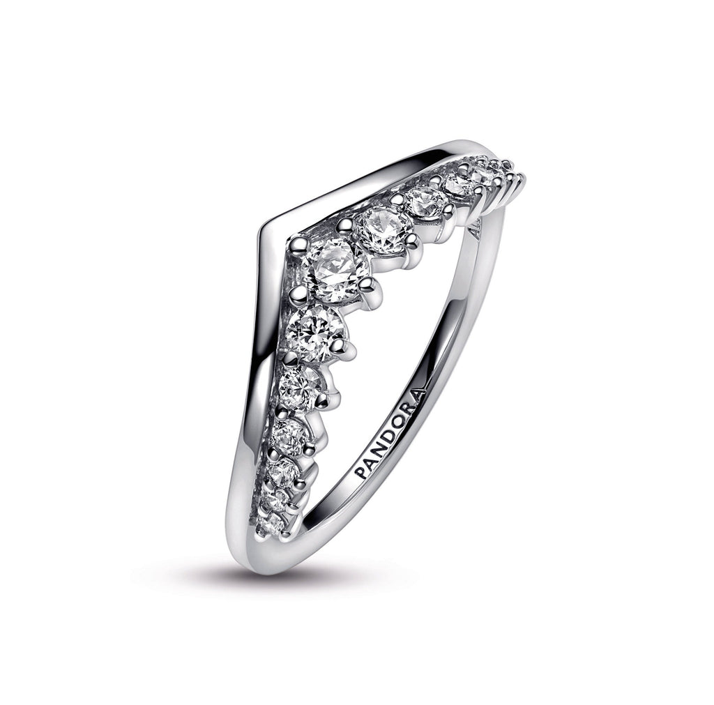 PANDORA Timeless Wish Floating Pavé Ring Sterling Silver Weddings Rings Statement Ring Jewelry Gift