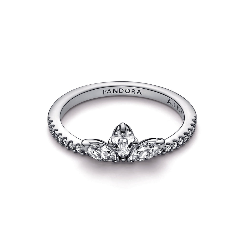 PANDORA Sparkling Herbarium Cluster Ring Sterling Silver Rings Statement Ring Jewelry Gift
