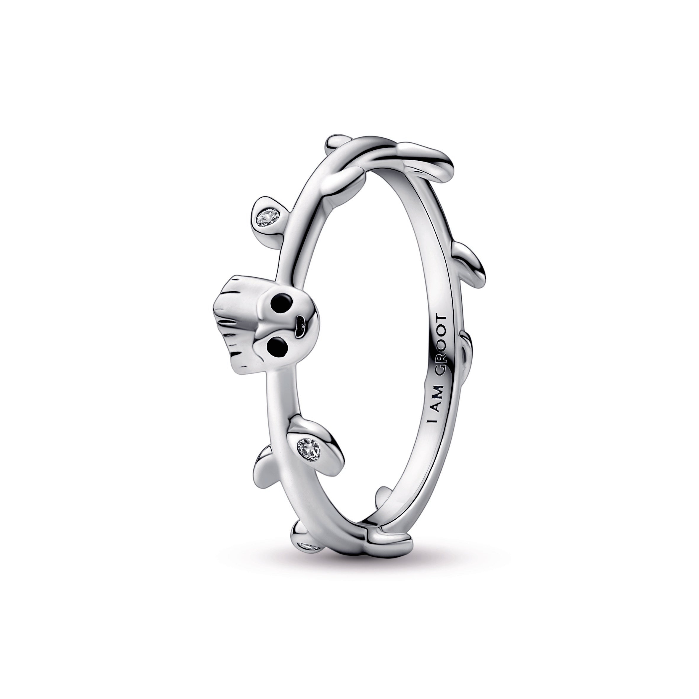 PANDORA Marvel Guardians Of The Galaxy Groot Leaf Ring Cubic Zirconia Rings Statement Ring Jewelry Gift