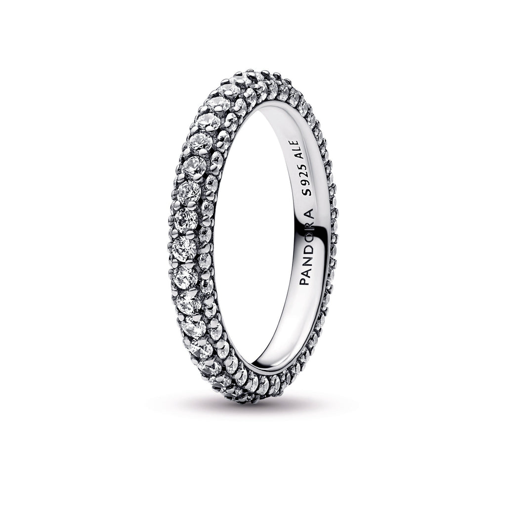 PANDORA Timeless Pavé Single-row Ring Crystals Weddings Rings Statement Ring Jewelry Gift
