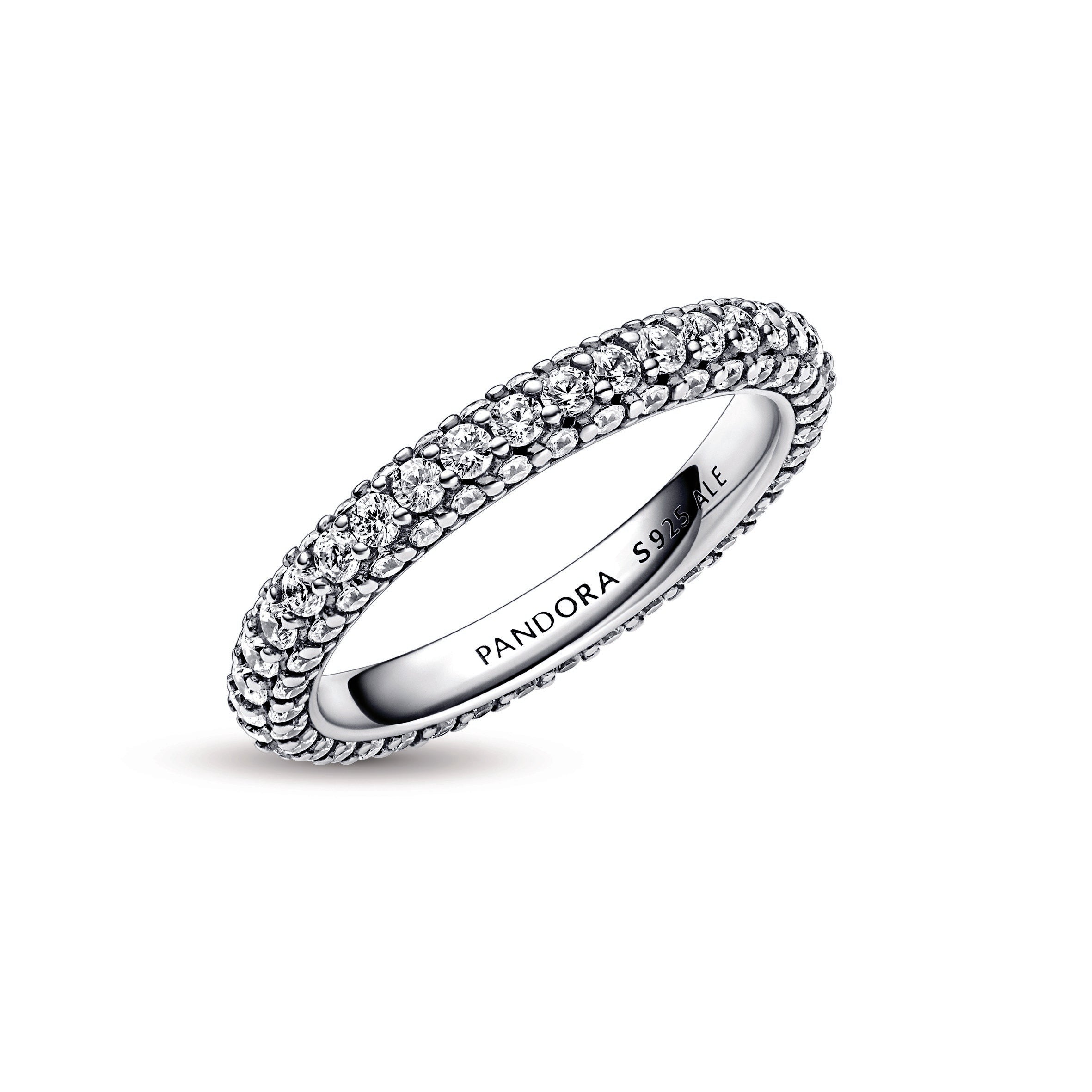PANDORA Timeless Pavé Single-row Ring Crystals Weddings Rings Statement Ring Jewelry Gift