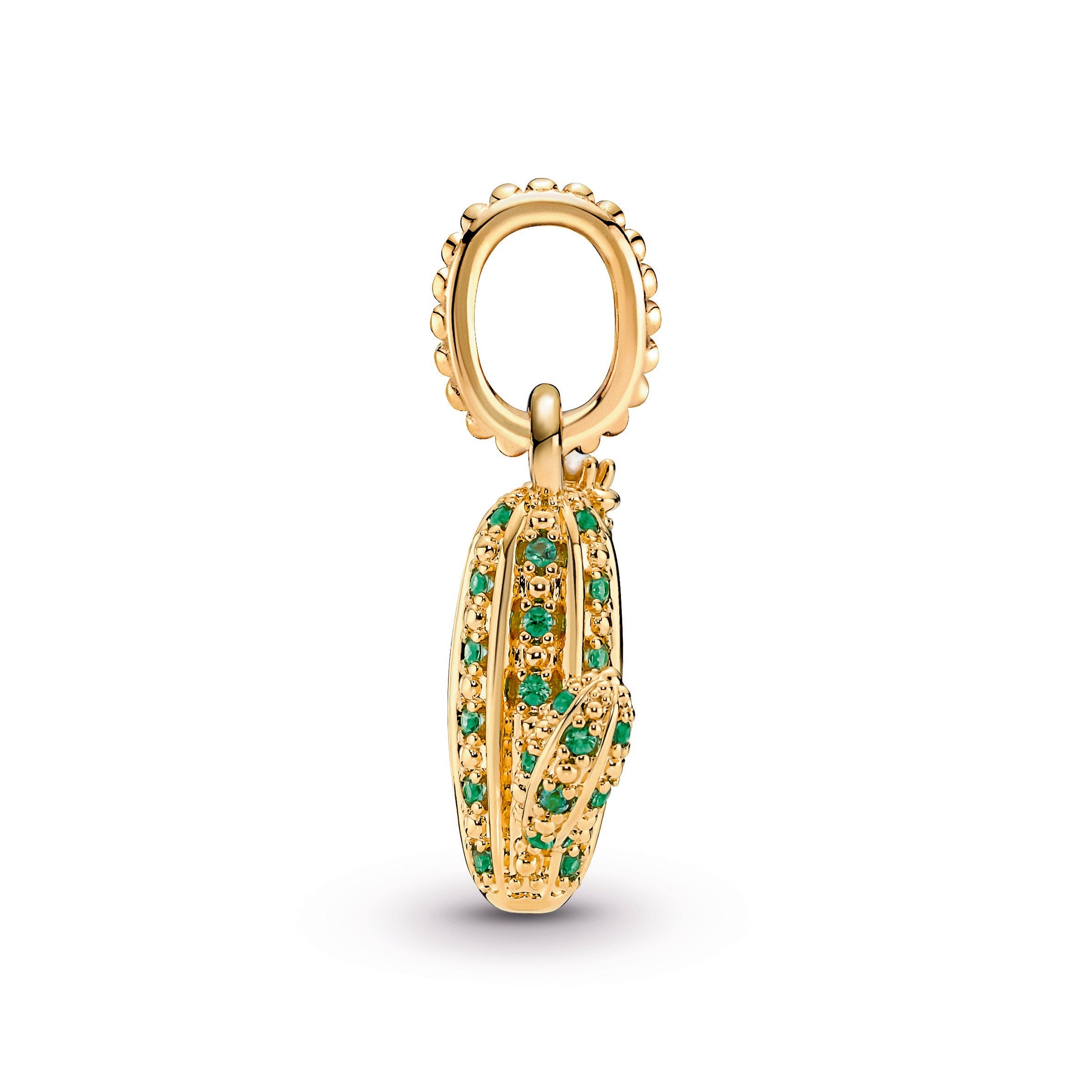 PANDORA Sparkling Desert Cactus Pendant 14K Gold Plated Unique Metal Blend Necklaces And Pendants Pendant Necklace Jewelry Gift
