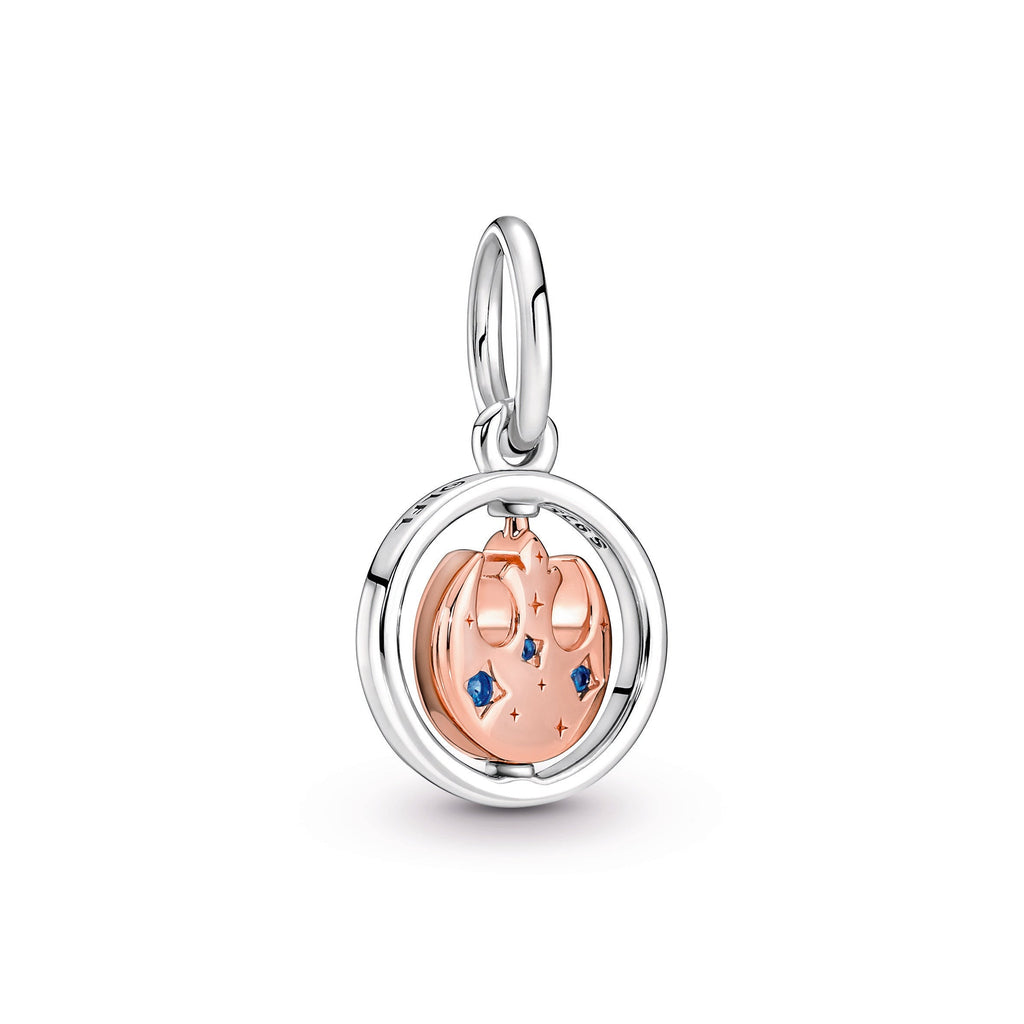 PANDORA Star Wars Rebel Alliance Symbol Spinning Pendant 14K Rose Gold Plated Unique Metal Blend Necklaces And Pendants Pendant Necklace Jewelry Gift