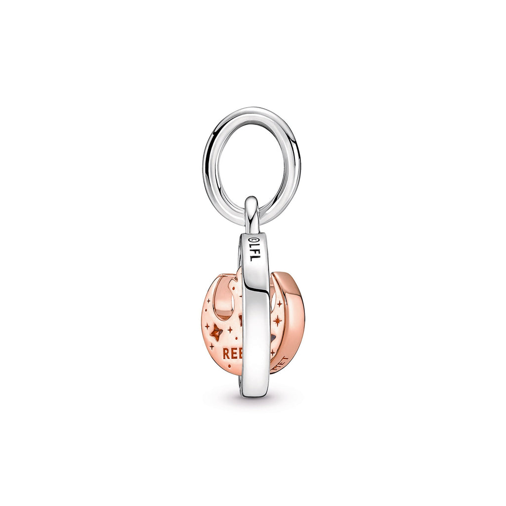 PANDORA Star Wars Rebel Alliance Symbol Spinning Pendant 14K Rose Gold Plated Unique Metal Blend Necklaces And Pendants Pendant Necklace Jewelry Gift