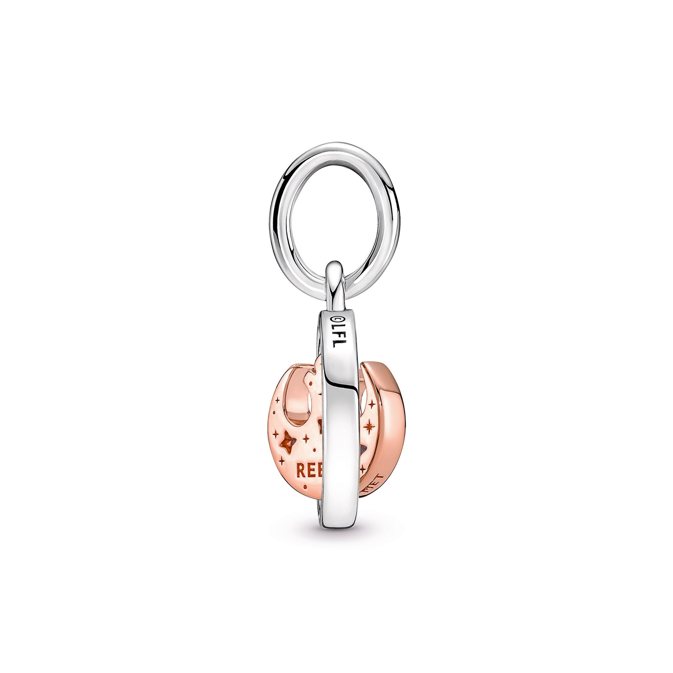 PANDORA Star Wars Rebel Alliance Symbol Spinning Pendant 14K Rose Gold Plated Unique Metal Blend Necklaces And Pendants Pendant Necklace Jewelry Gift