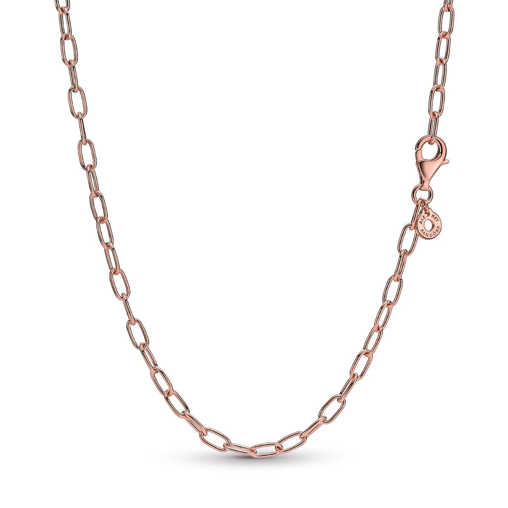 PANDORA Link Chain Necklace 14K Rose Gold Plated Unique Metal Blend Necklaces And Pendants Pendant Necklace Jewelry Gift