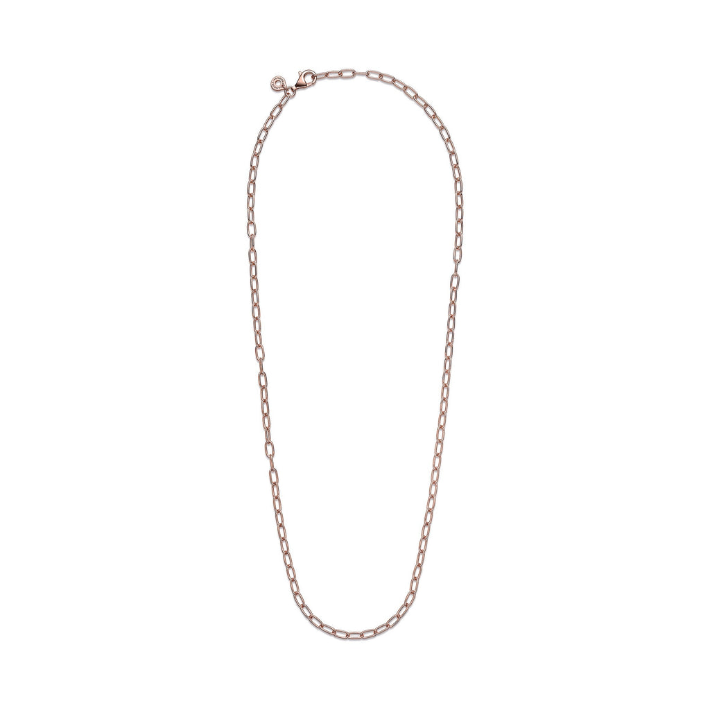 PANDORA Link Chain Necklace 14K Rose Gold Plated Unique Metal Blend Necklaces And Pendants Pendant Necklace Jewelry Gift