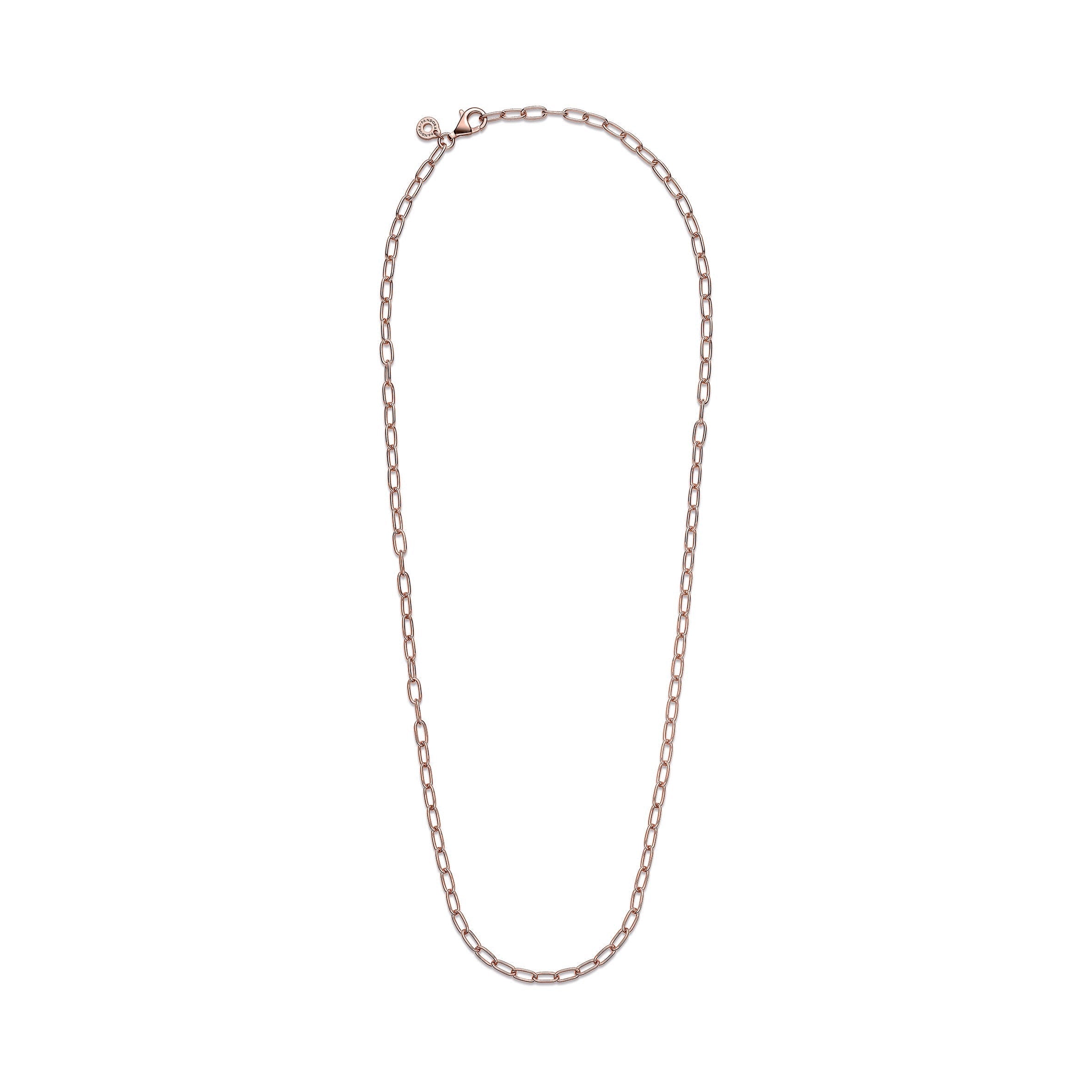 PANDORA Link Chain Necklace 14K Rose Gold Plated Unique Metal Blend Necklaces And Pendants Pendant Necklace Jewelry Gift