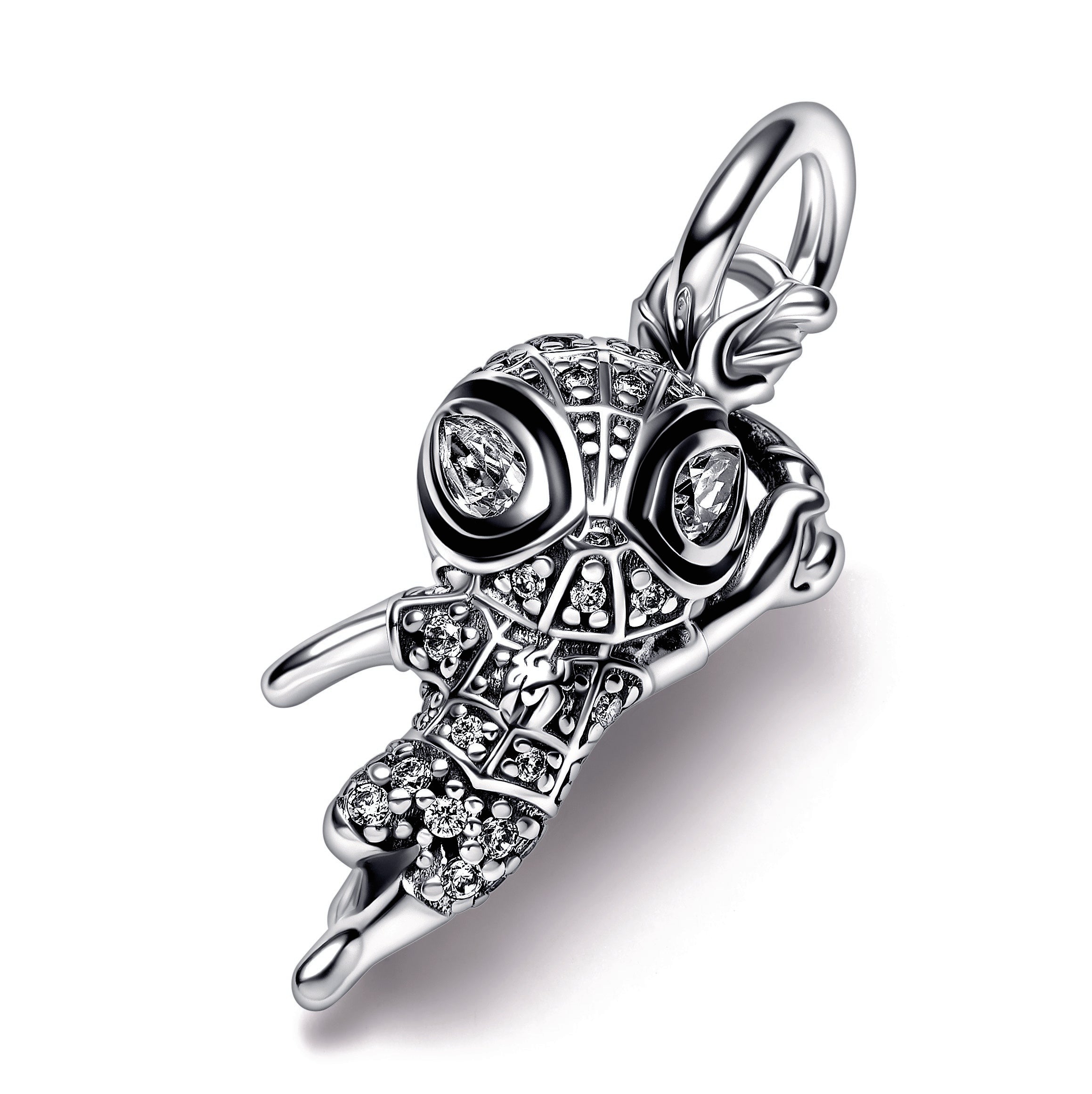 PANDORA Marvel Spider-Man Pavé Pendant Cubic Zirconia Necklaces And Pendants Pendant Necklace Jewelry Gift