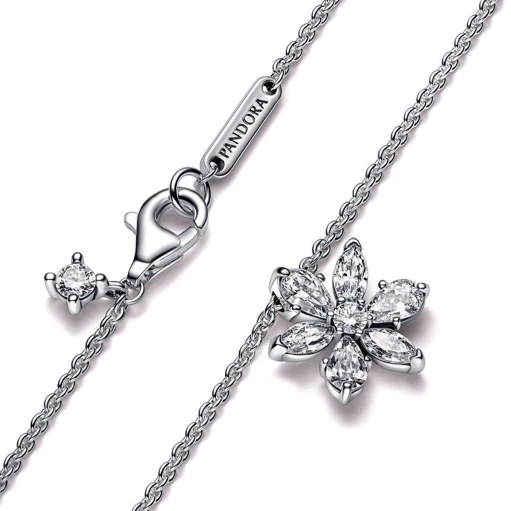 PANDORA Sparkling Herbarium Cluster Pendant Necklace Sterling Silver Necklaces And Pendants Jewelry Gift