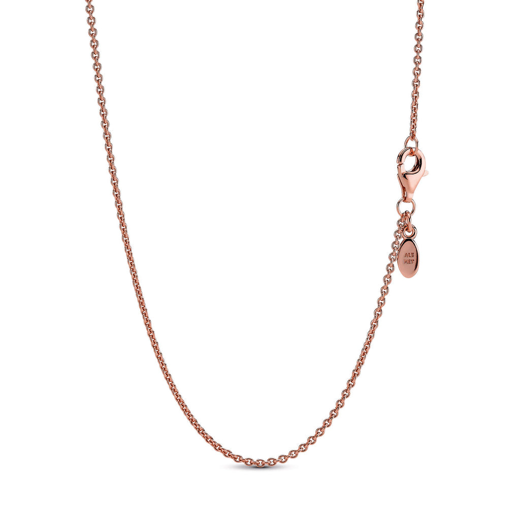 PANDORA Classic Cable Chain Necklace 14K Rose Gold Plated Unique Metal Blend Necklaces And Pendants Pendant Necklace Jewelry Gift