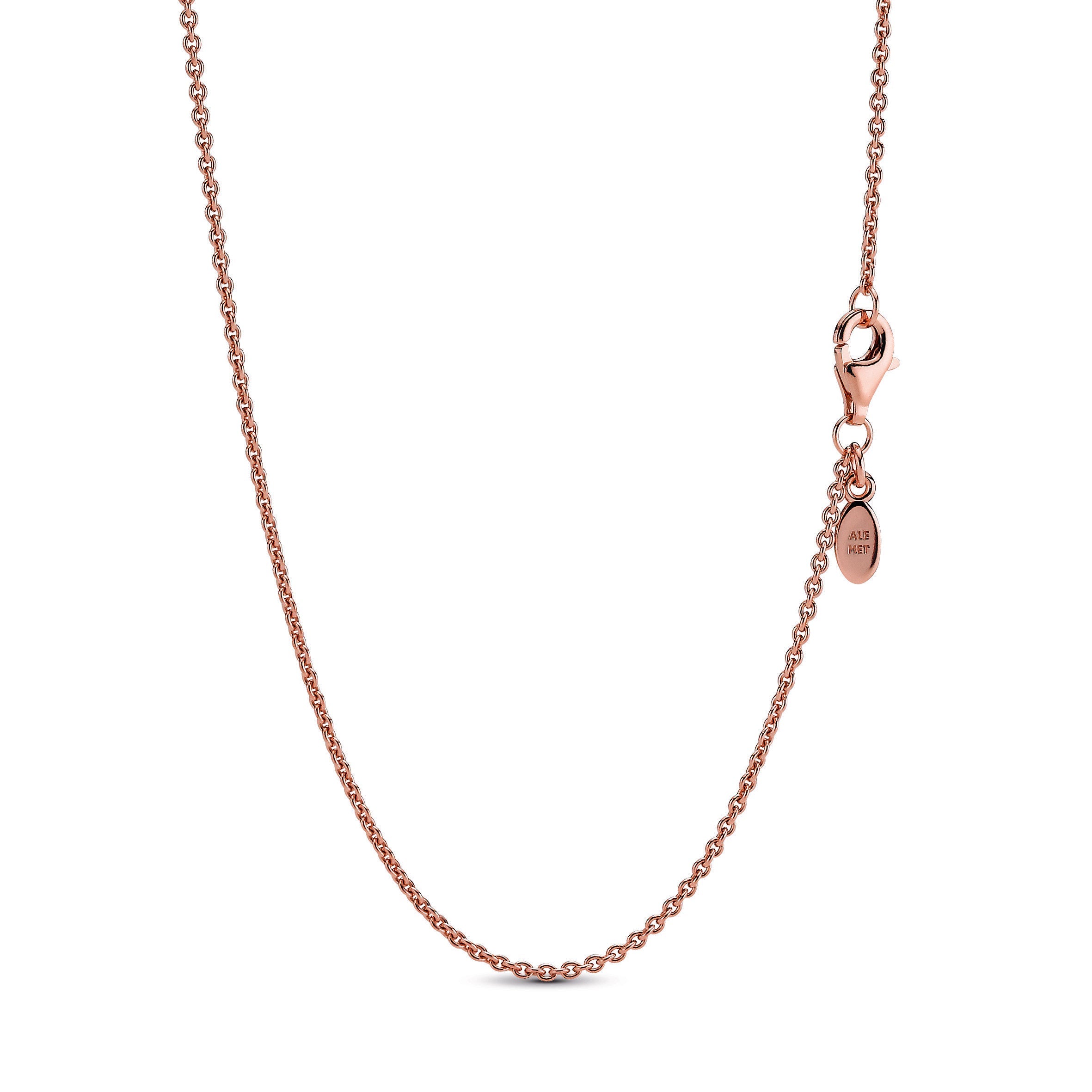 PANDORA Classic Cable Chain Necklace 14K Rose Gold Plated Unique Metal Blend Necklaces And Pendants Pendant Necklace Jewelry Gift