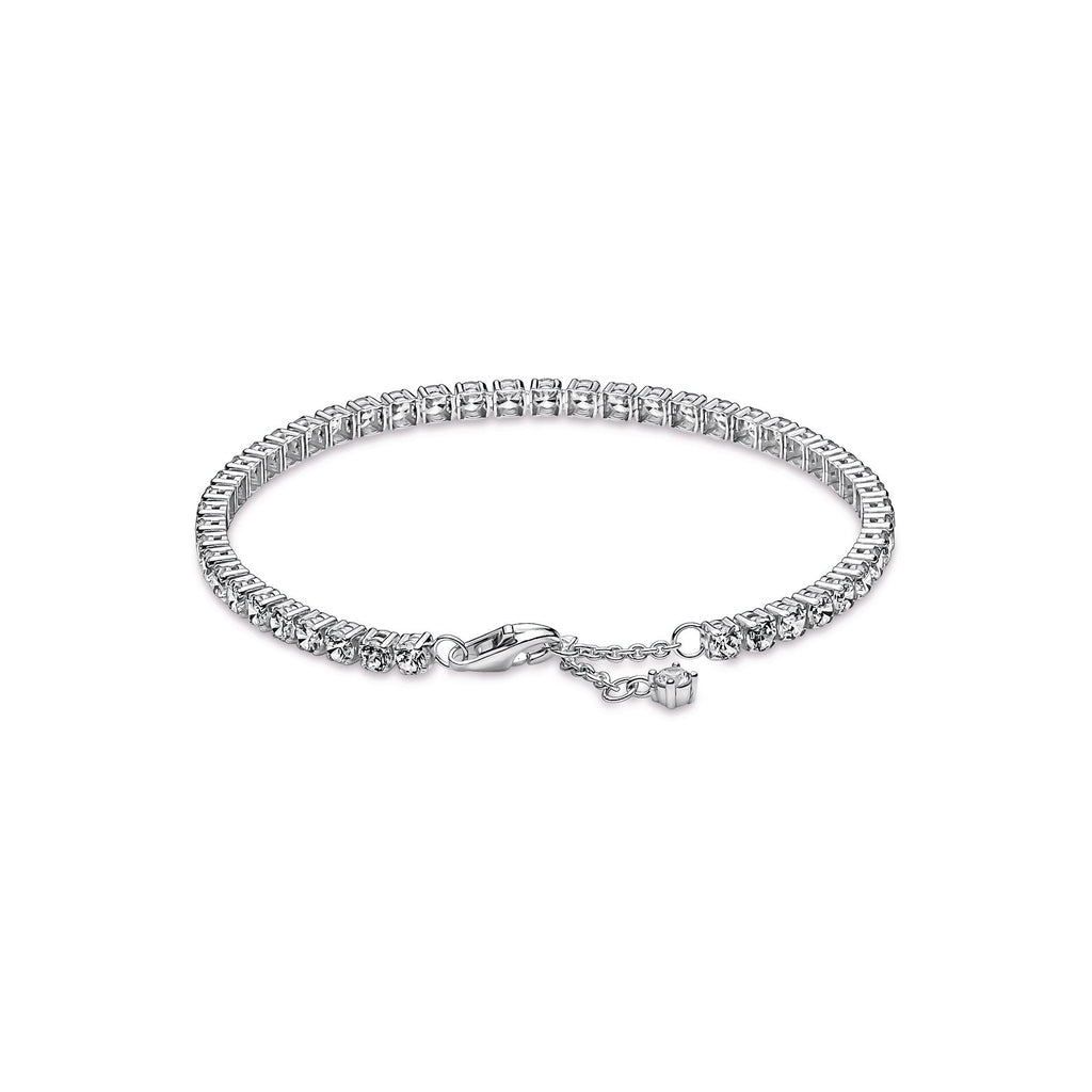 PANDORA Sparkling Tennis Bracelet Cubic Zirconia Weddings Bracelets Chain Bracelet Jewelry Gift