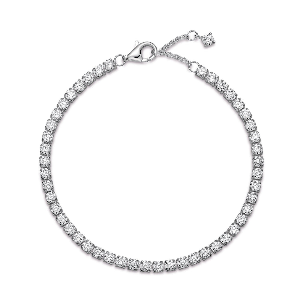PANDORA Sparkling Tennis Bracelet Cubic Zirconia Weddings Bracelets Chain Bracelet Jewelry Gift