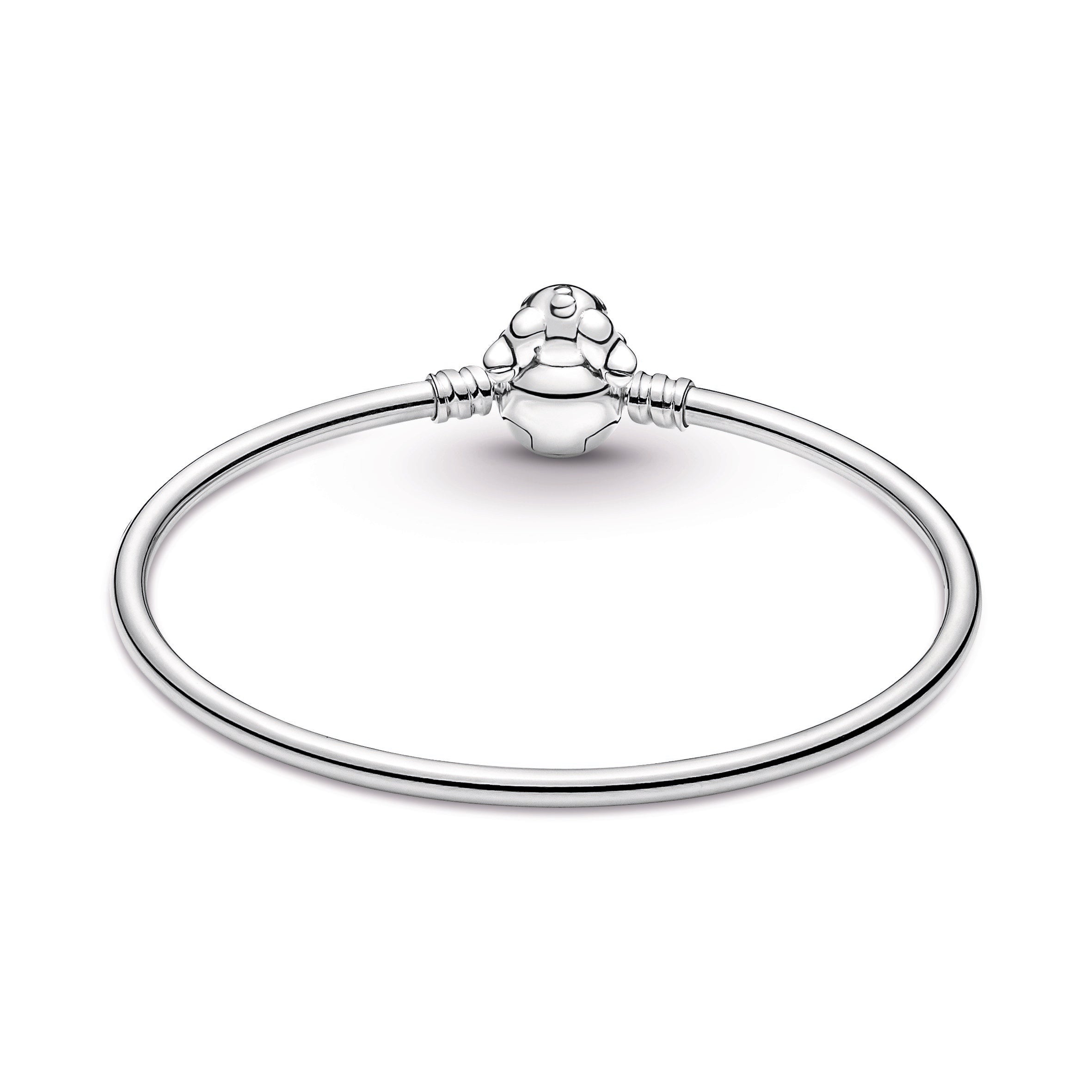 PANDORA Moments Disney Stitch Biting Clasp Bangle Sterling Silver Bracelets Chain Bracelet Jewelry Gift