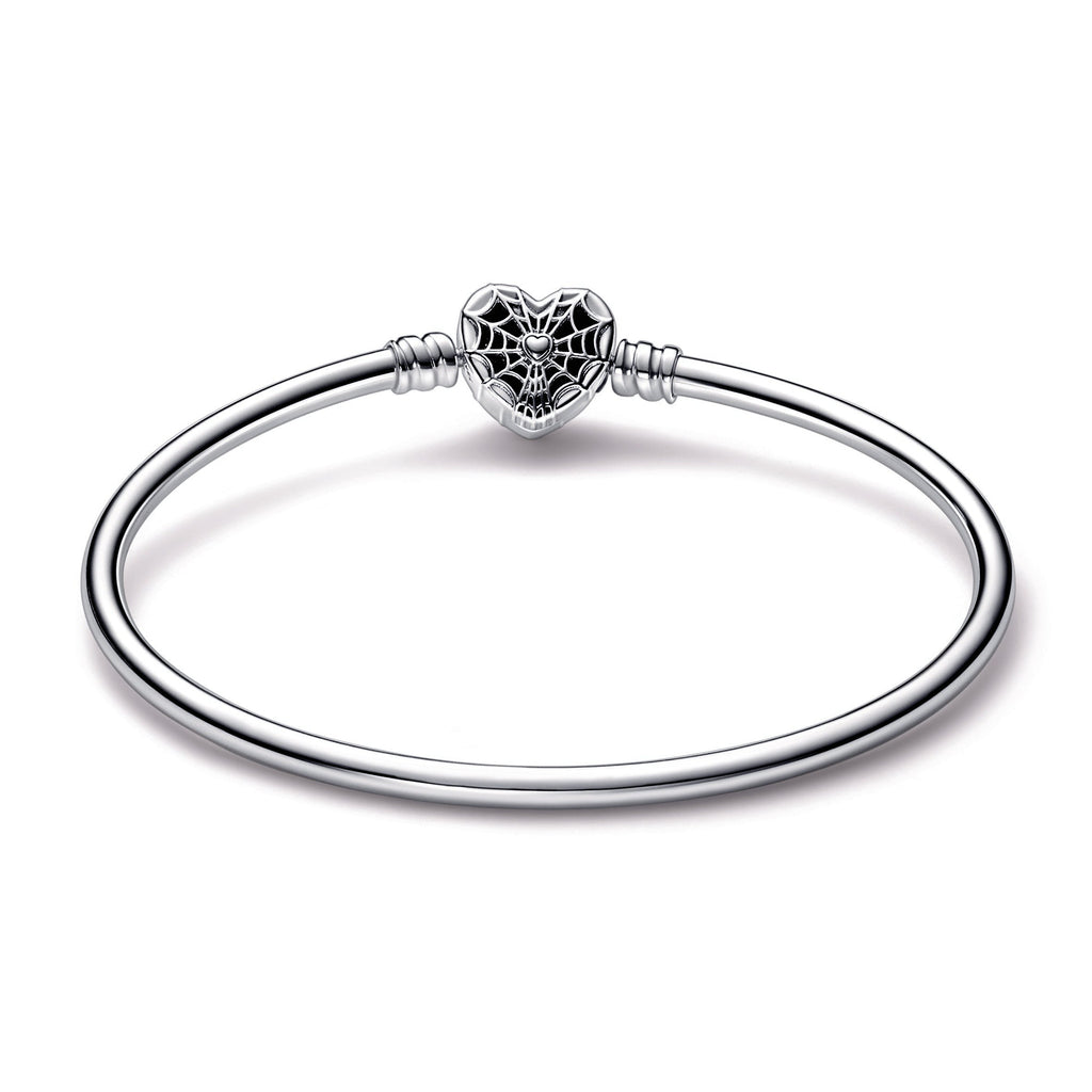 PANDORA Moments Marvel Spider-Man Mask Clasp Bangle Enamel Bracelets Chain Bracelet Jewelry Gift