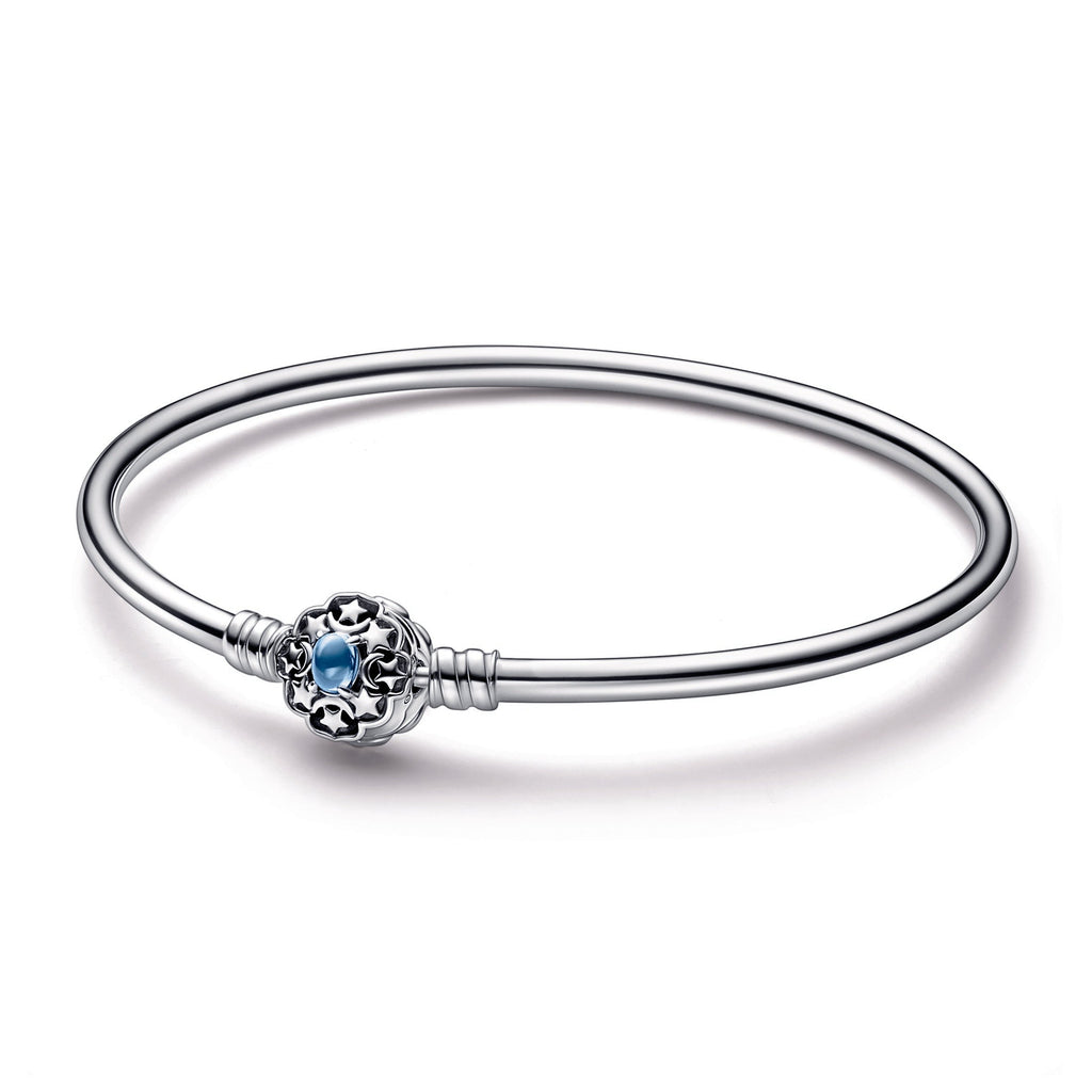 PANDORA Moments Disney Aladdin Princess Jasmine Bangle Sterling Silver Disney Princess Bracelets Chain Bracelet Jewelry Gift
