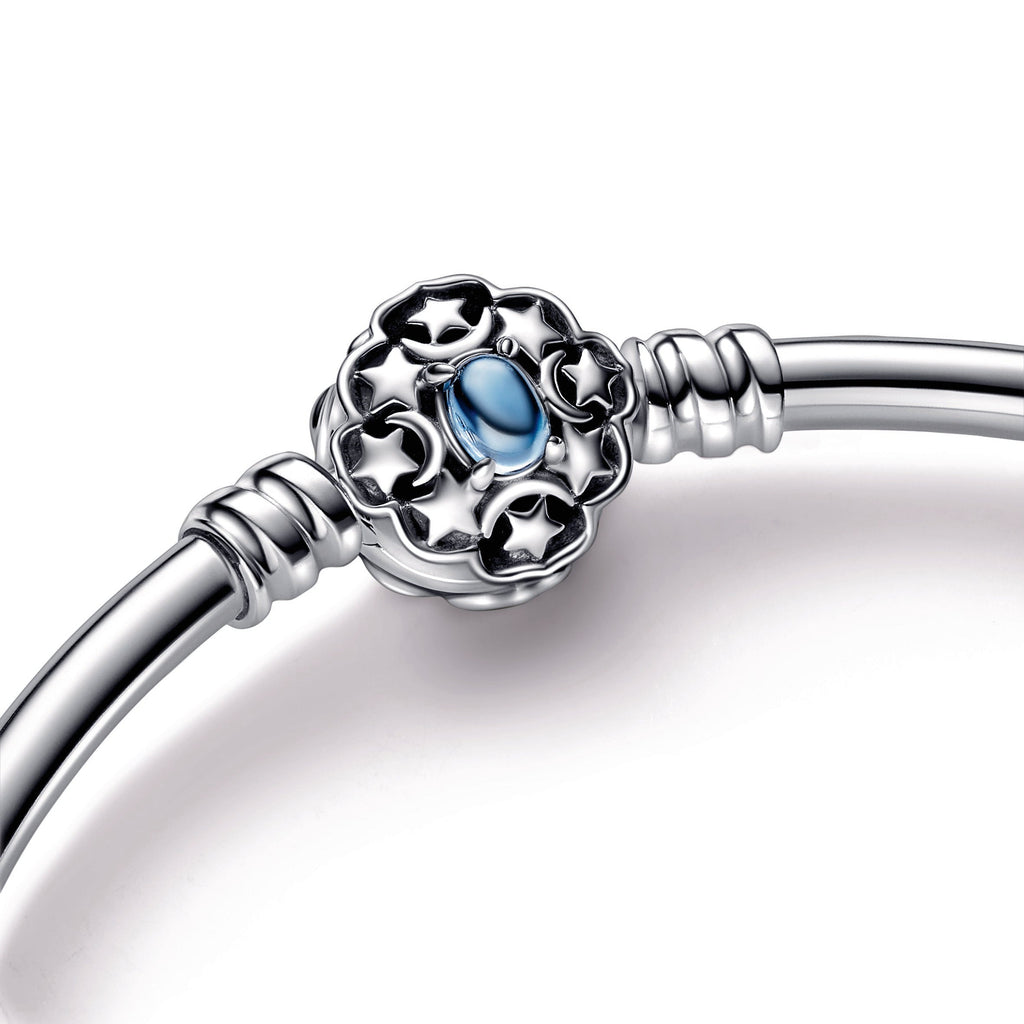 PANDORA Moments Disney Aladdin Princess Jasmine Bangle Sterling Silver Disney Princess Bracelets Chain Bracelet Jewelry Gift