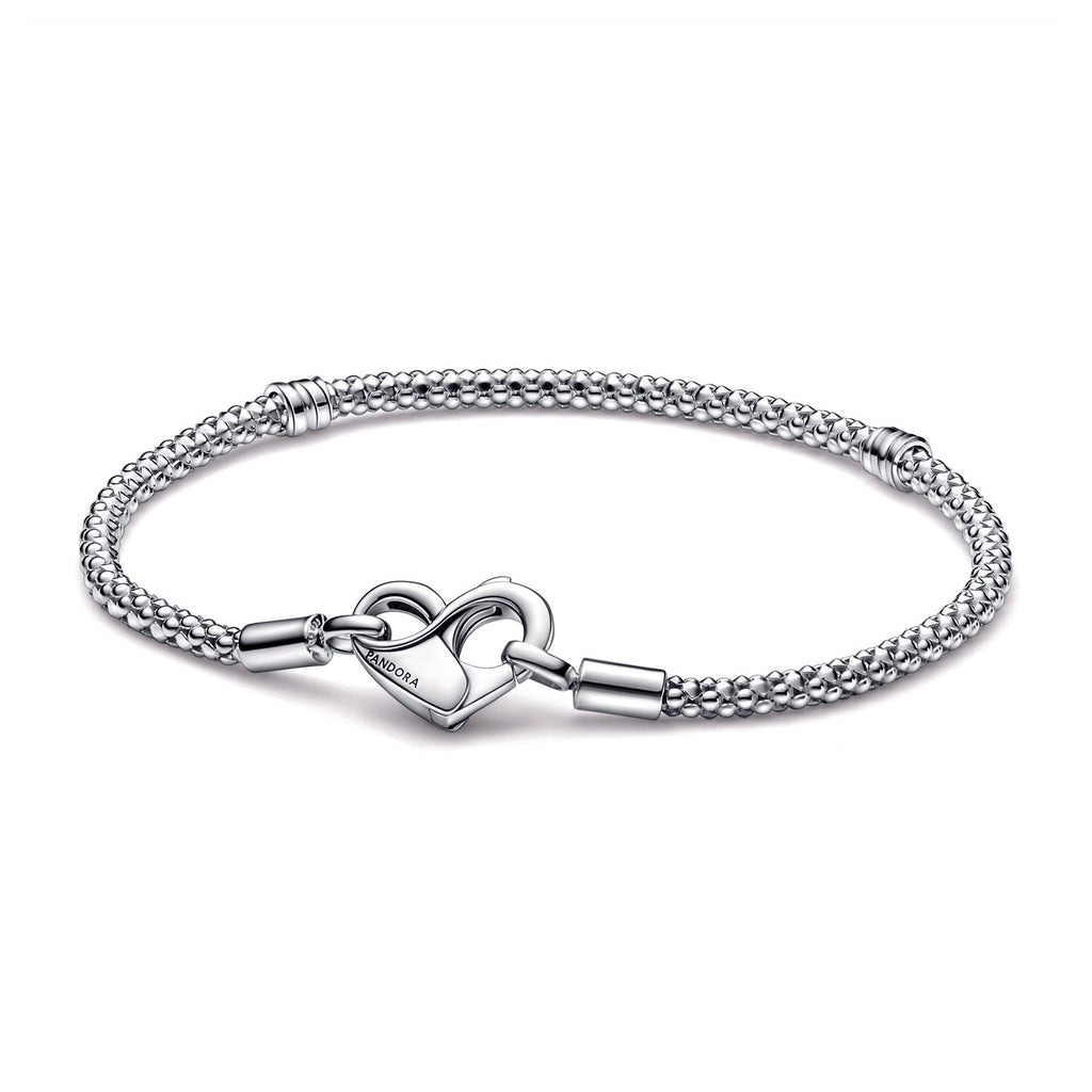 PANDORA Moments Studded Chain Bracelet Sterling Silver Bracelets Jewelry Gift