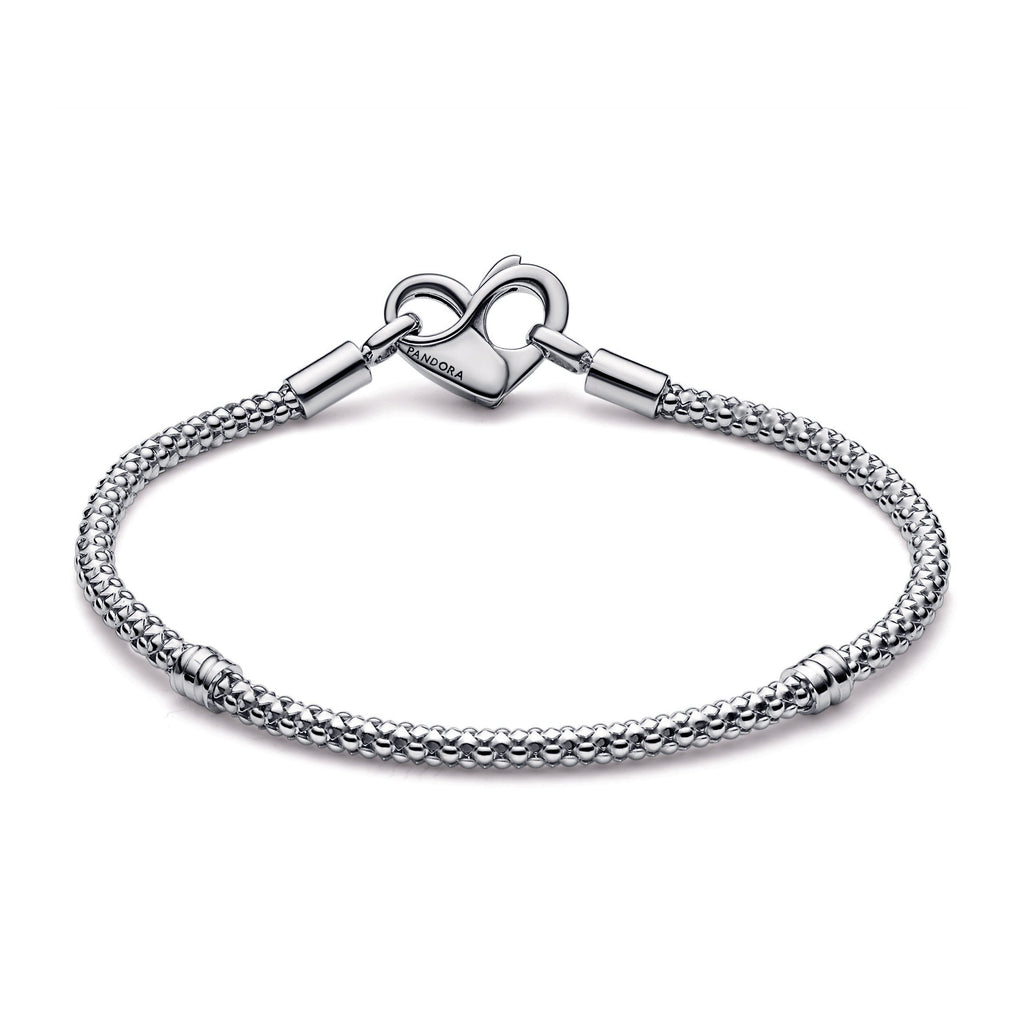PANDORA Moments Studded Chain Bracelet Sterling Silver Bracelets Jewelry Gift