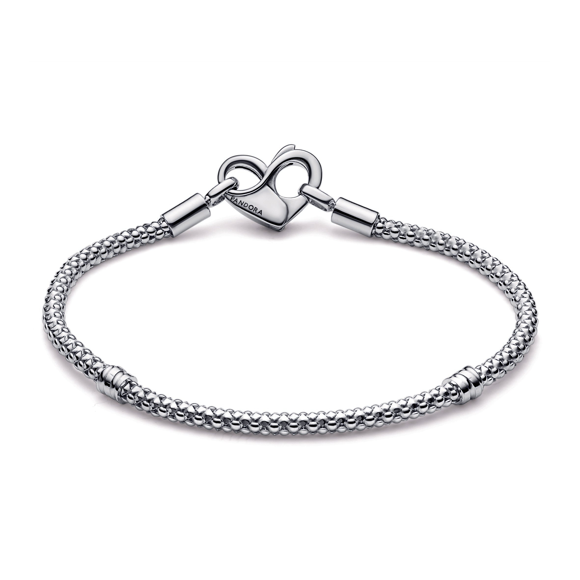 PANDORA Moments Studded Chain Bracelet Sterling Silver Bracelets Jewelry Gift