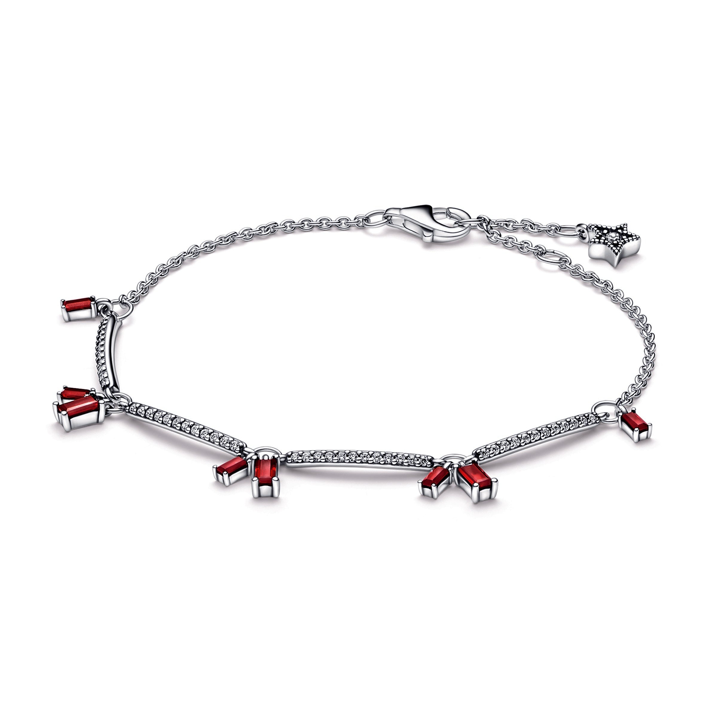 PANDORA Firecracker Pavé Bars Bracelet Crystals Bracelets Chain Bracelet Jewelry Gift