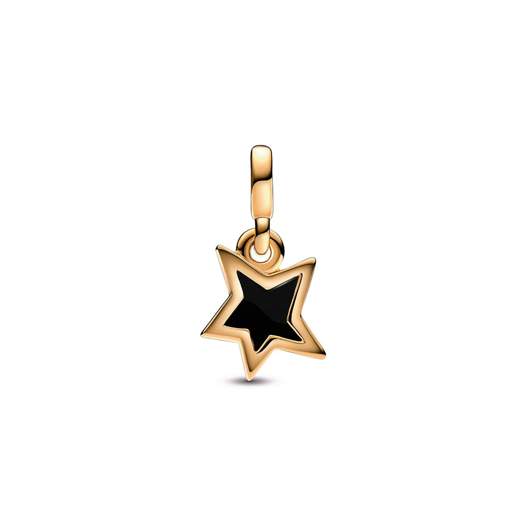 PANDORA ME Faceted Star Mini Dangle 14K Gold Plated Unique Metal Blend Charms Bracelet Charm Jewelry Gift
