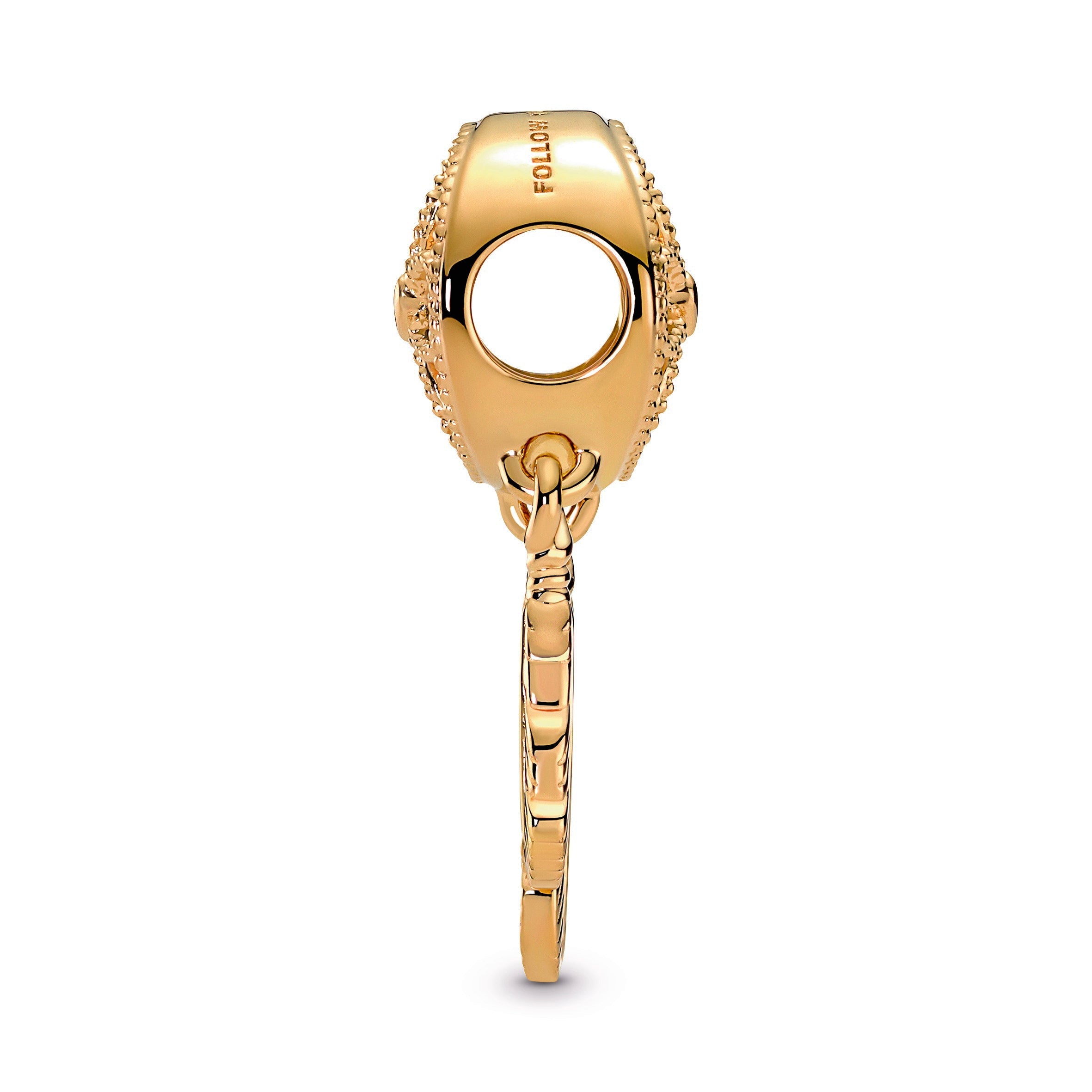 PANDORA Spiritual Dreamcatcher Charm 14K Gold Plated Unique Metal Blend Charms Bracelet Charm Jewelry Gift