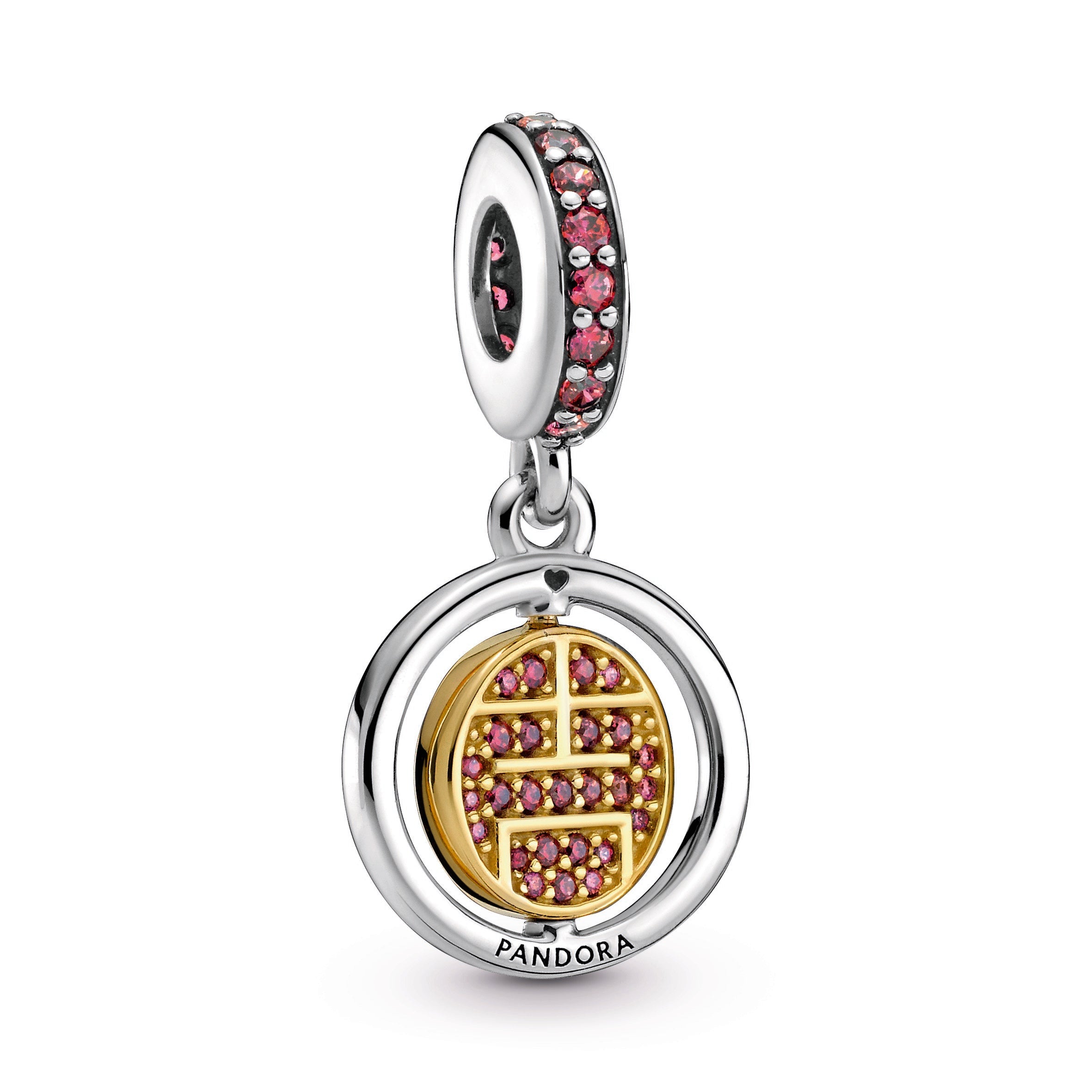 PANDORA Spinning Lucky Dangle Charm Charms Bracelet Charm Jewelry Gift