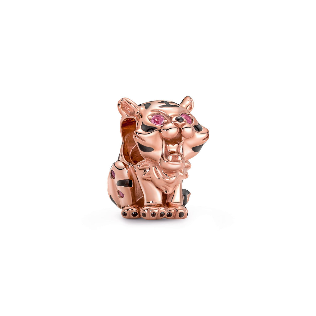 PANDORA Chinese Tiger Charm 14K Rose Gold Plated Unique Metal Blend Charms Bracelet Charm Jewelry Gift