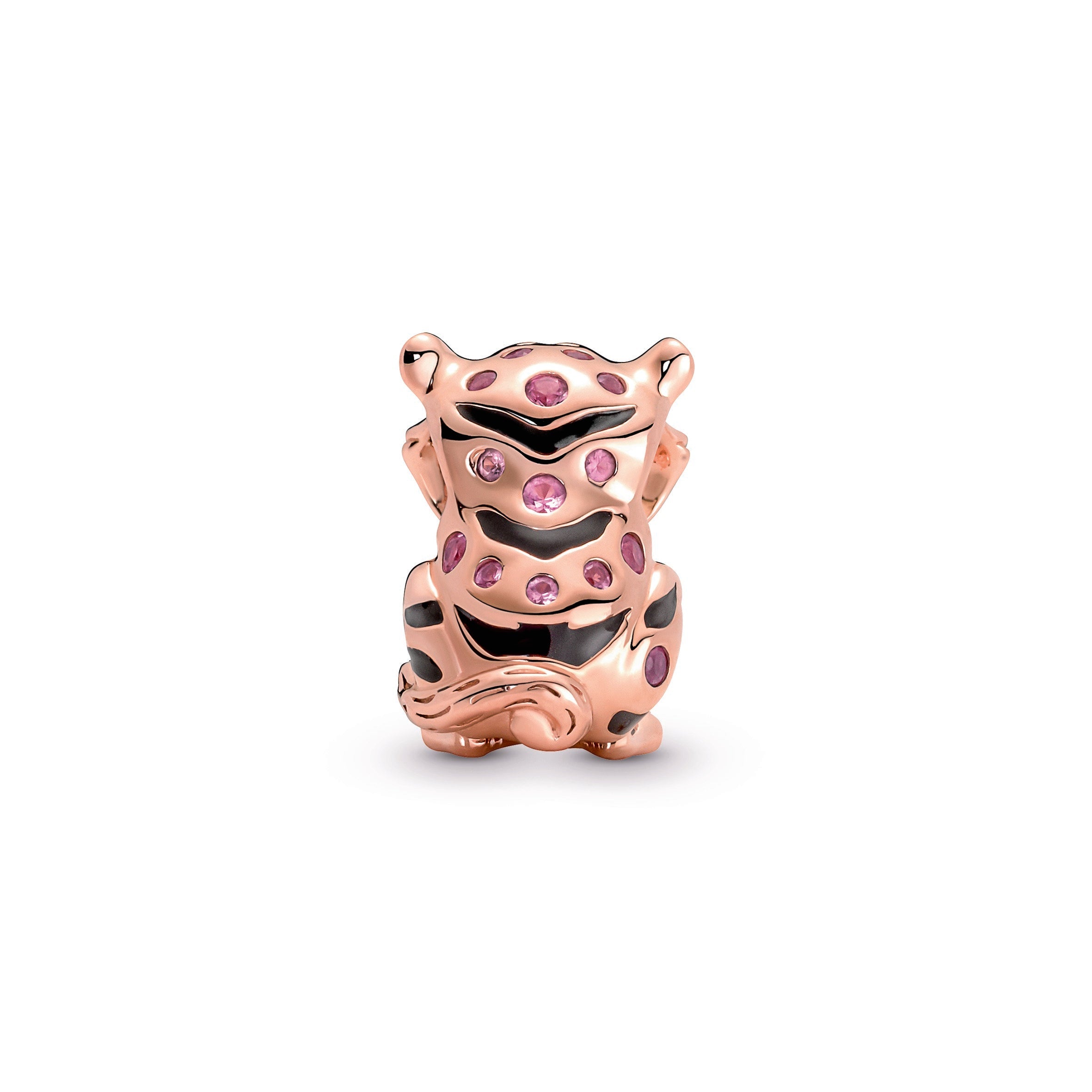 PANDORA Chinese Tiger Charm 14K Rose Gold Plated Unique Metal Blend Charms Bracelet Charm Jewelry Gift