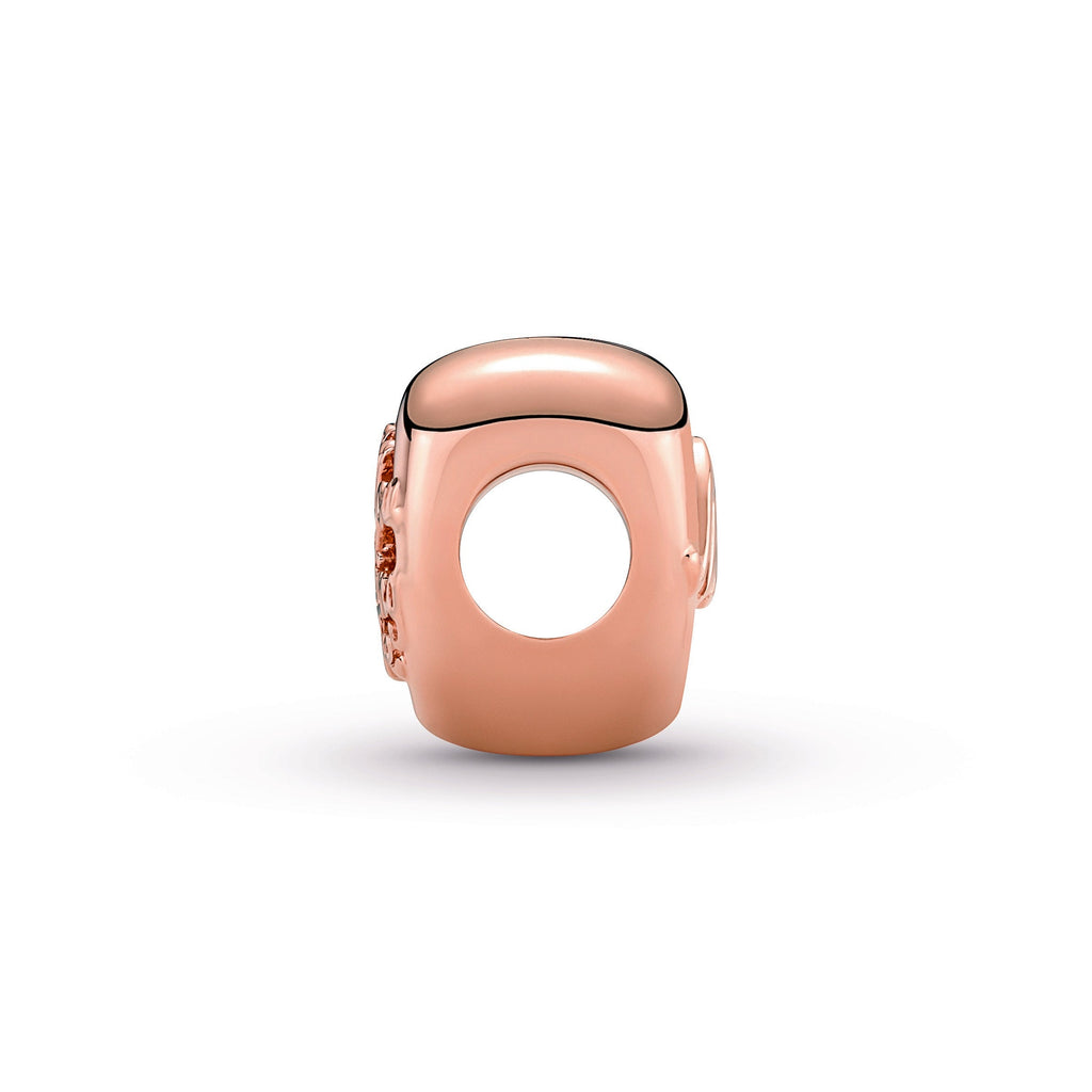 PANDORA Thank You Mum Heart Charm 14K Rose Gold Plated Unique Metal Blend Charms Bracelet Charm Jewelry Gift