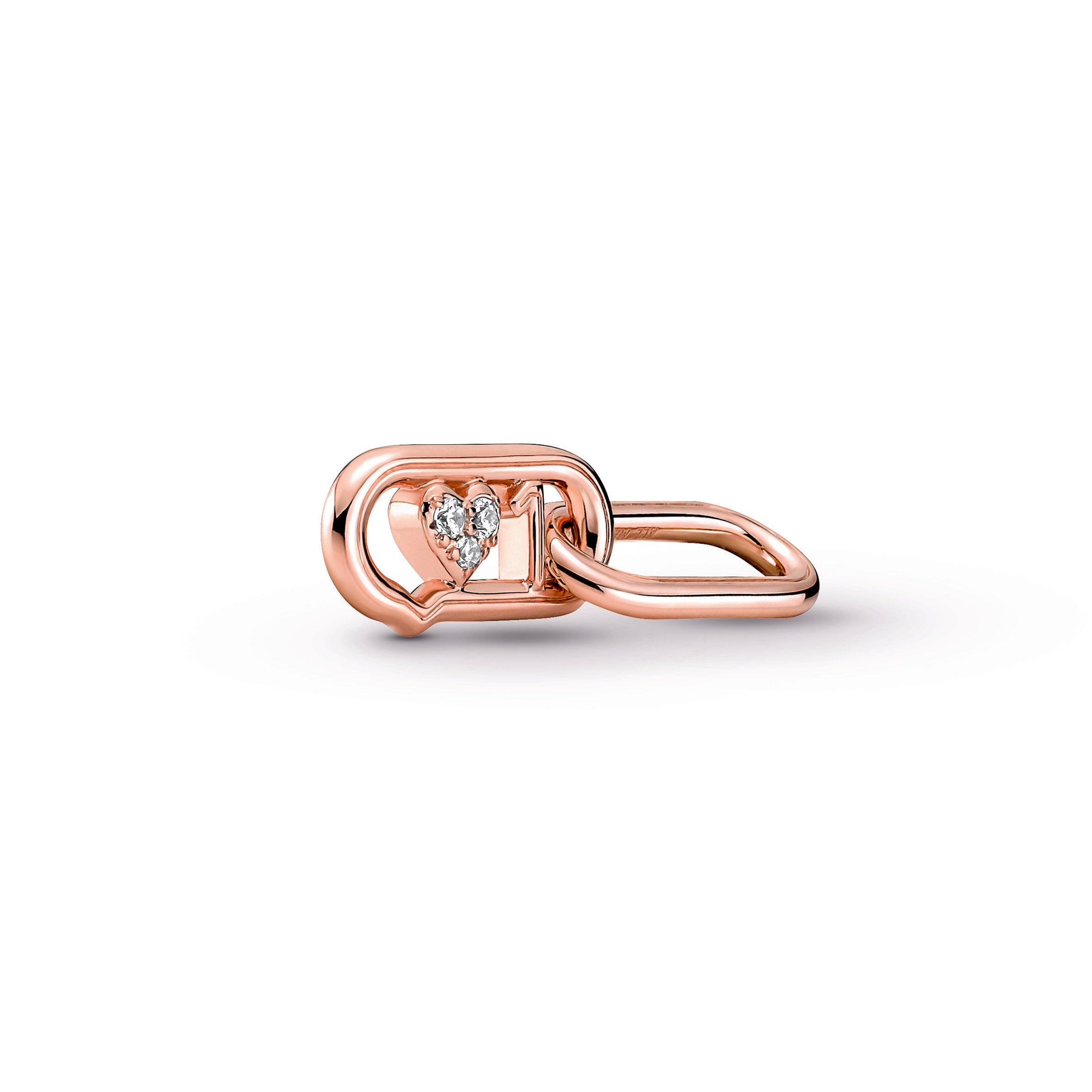 PANDORA ME Styling Love It Double Link 14K Rose Gold Plated Unique Metal Blend Bracelets Chain Bracelet Jewelry Gift