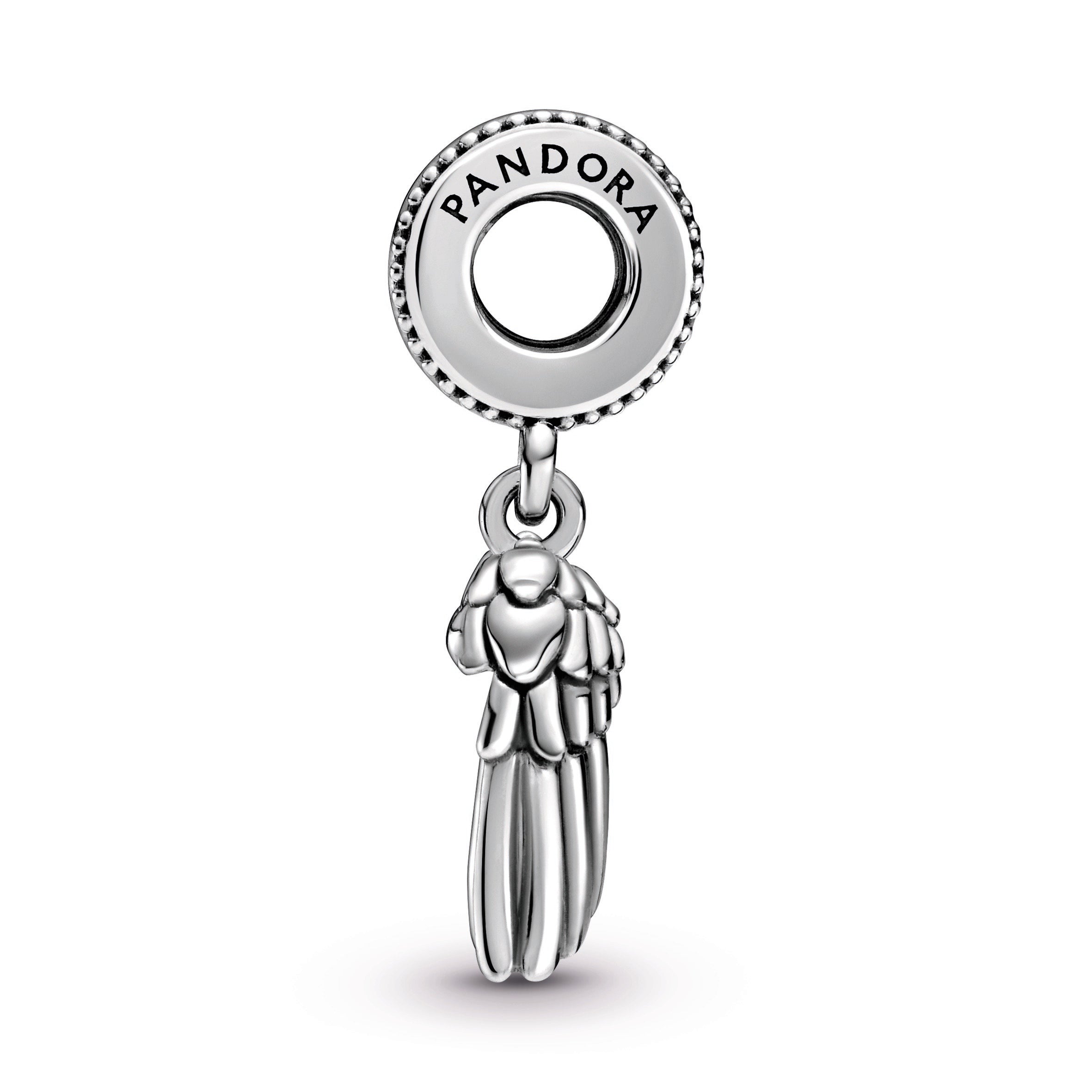PANDORA Club 2021 Angel Wings And Heart Dangle Charm Charms Bracelet Charm Jewelry Gift