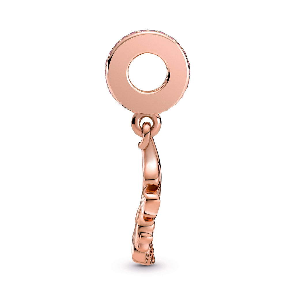 PANDORA Oak Leaf Dangle Charm 14K Rose Gold Plated Unique Metal Blend Charms Bracelet Charm Jewelry Gift