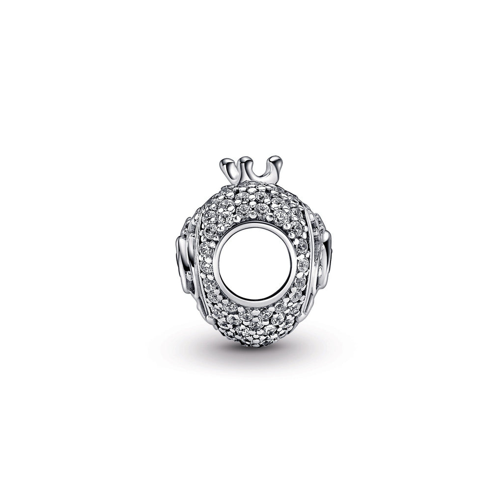 PANDORA Regal Crown And Heart Charm Cubic Zirconia Charms Bracelet Charm Jewelry Gift