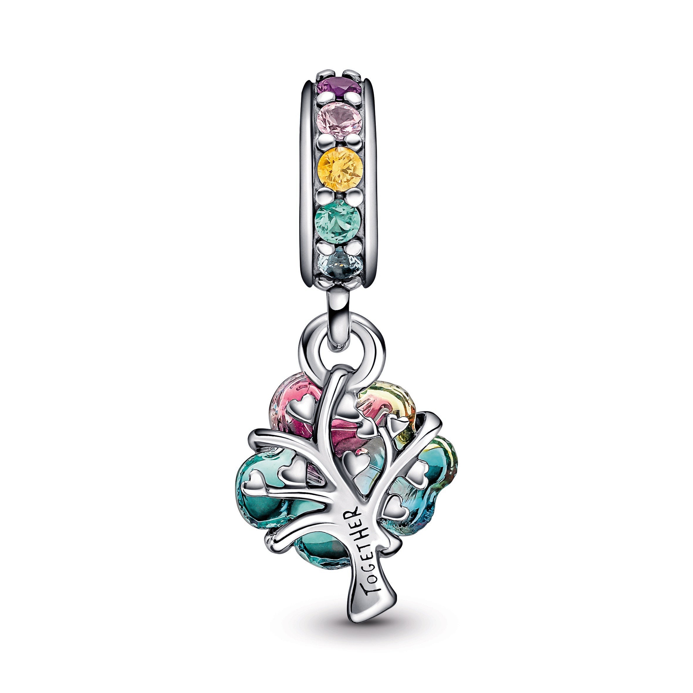 PANDORA Togetherness Tree Murano Glass Dangle Charm Charms Bracelet Charm Jewelry Gift