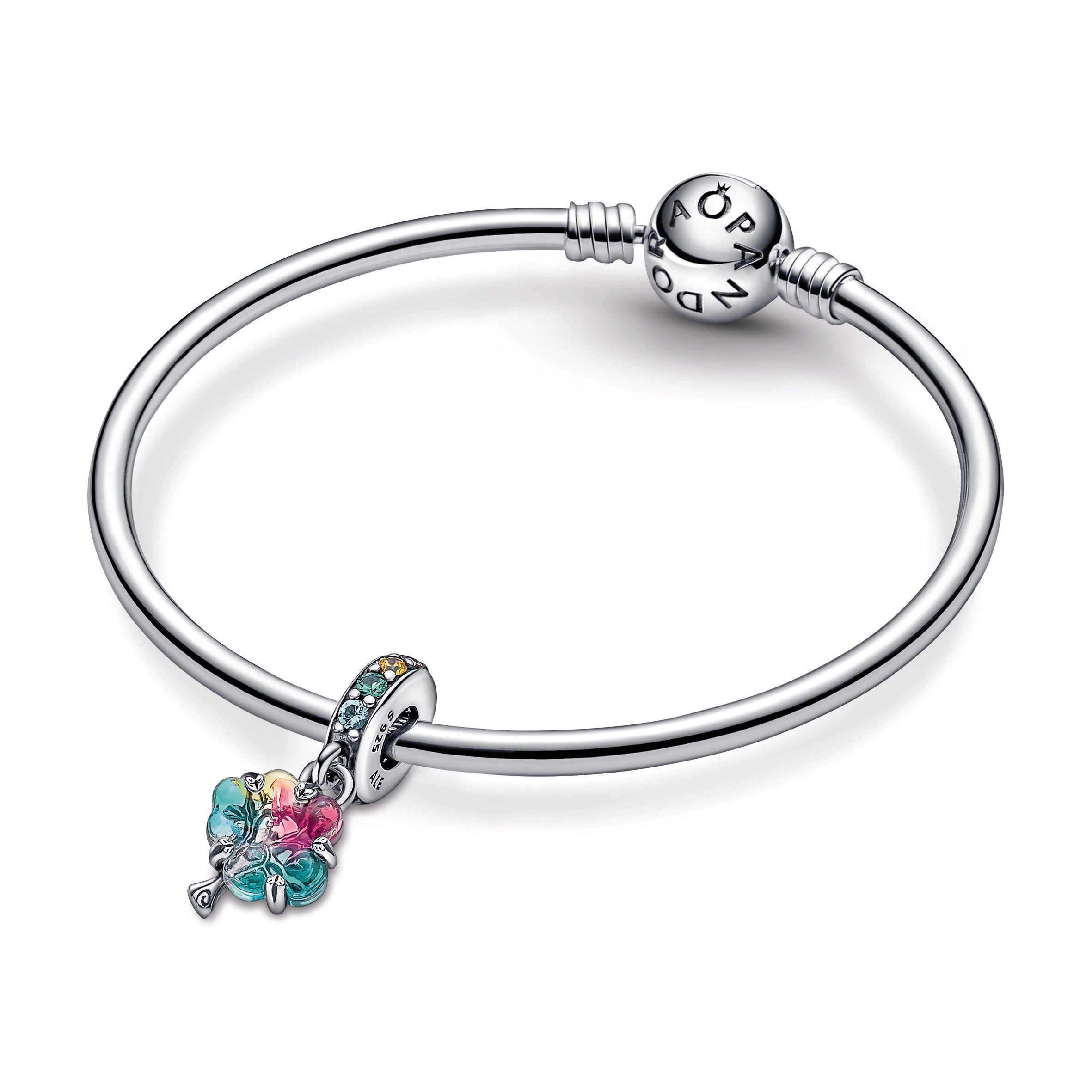 PANDORA Togetherness Tree Murano Glass Dangle Charm Charms Bracelet Charm Jewelry Gift