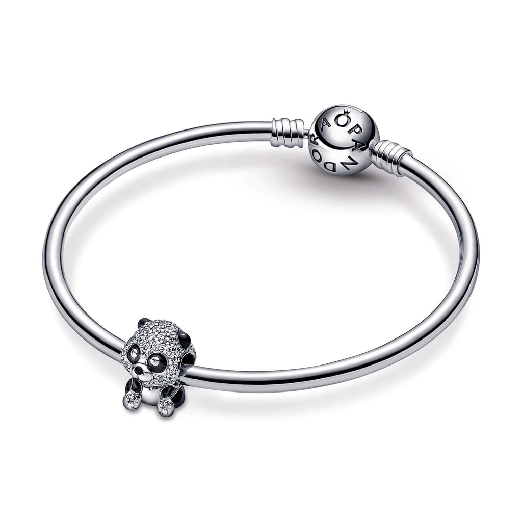 PANDORA Sparkling Cute Panda Charm Cubic Zirconia Charms Bracelet Charm Jewelry Gift