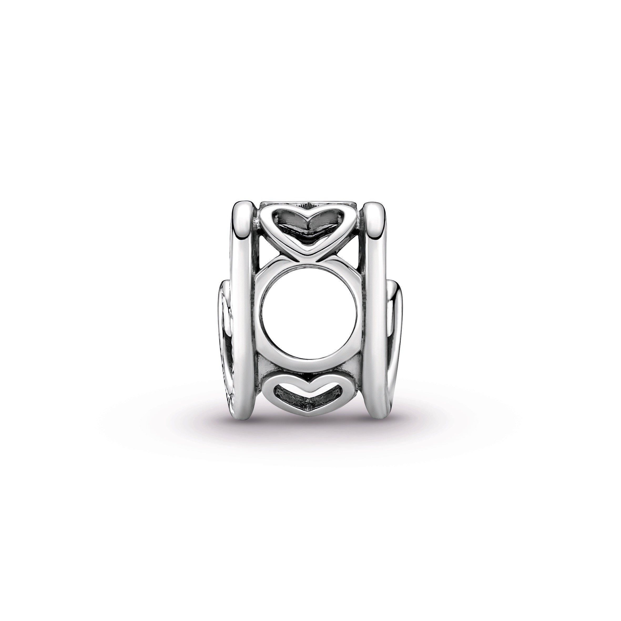 PANDORA Entwined Infinite Hearts Charm Sterling Silver Charms Bracelet Charm Jewelry Gift