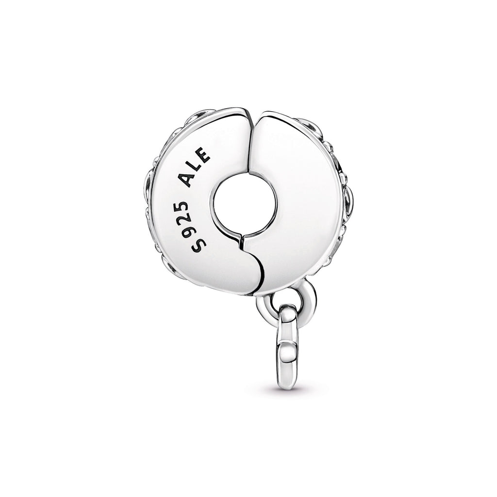 PANDORA Family Always Pavé Clip Charm Sterling Silver Charms Bracelet Charm Jewelry Gift
