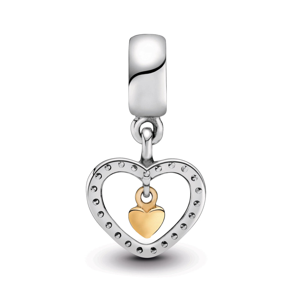 PANDORA Forever In My Heart Charm Charms Bracelet Charm Jewelry Gift