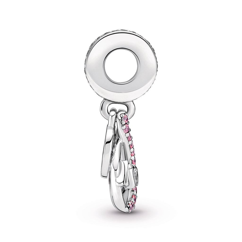 PANDORA Mum Infinity Pavé Double Dangle Charm Cubic Zirconia Charms Bracelet Charm Jewelry Gift