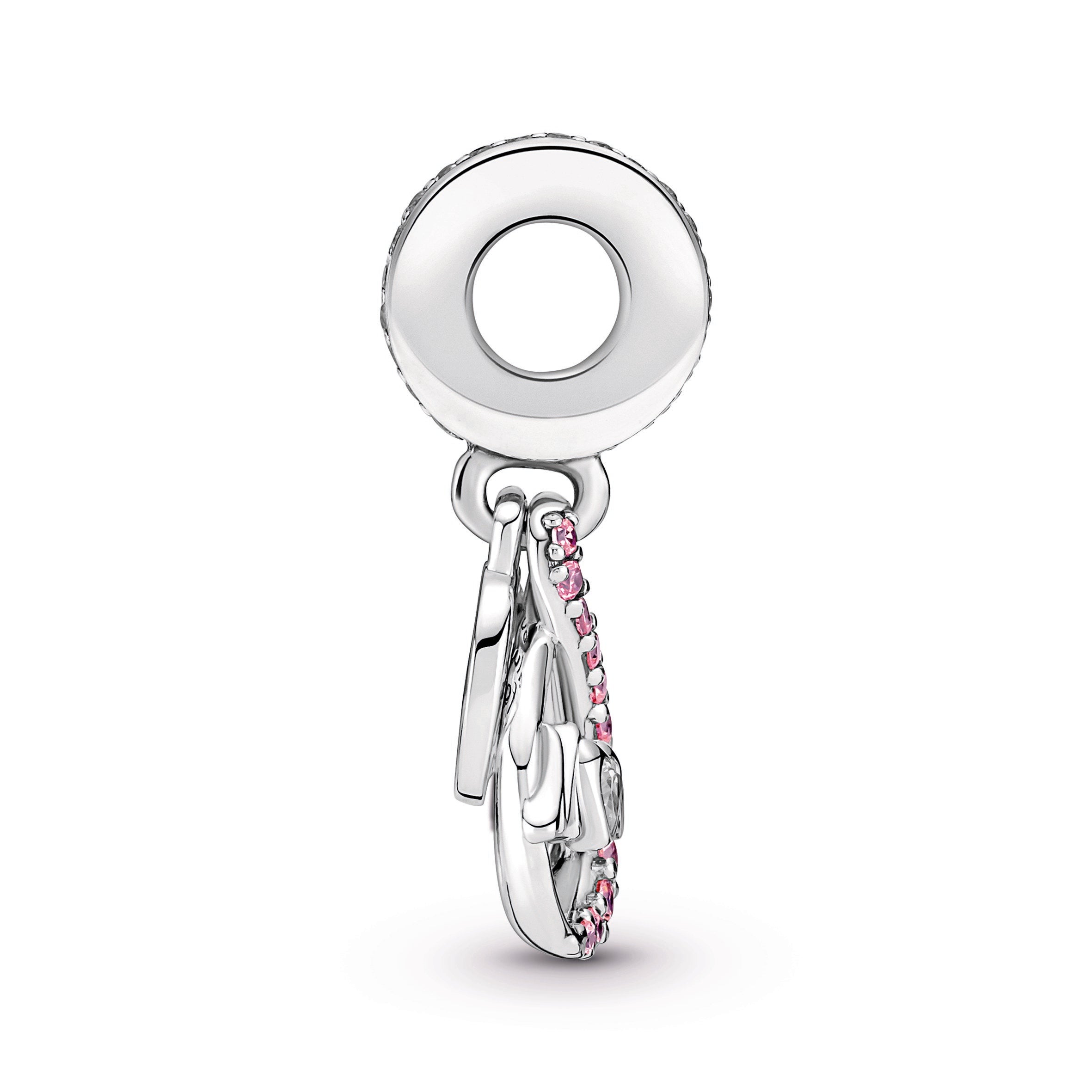 PANDORA Mum Infinity Pavé Double Dangle Charm Cubic Zirconia Charms Bracelet Charm Jewelry Gift