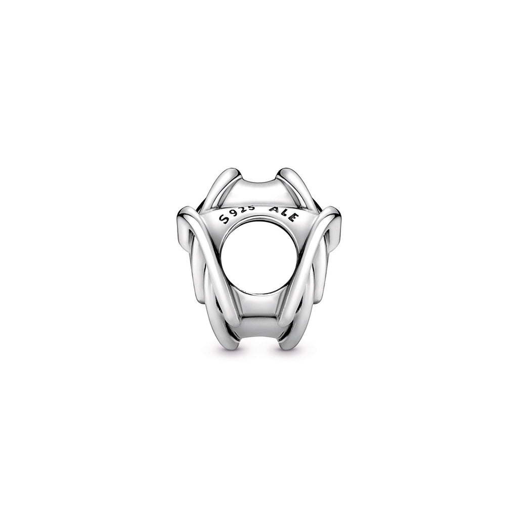 PANDORA Family Always Encircled Heart Charm Sterling Silver Family And Friends Charms Bracelet Charm Jewelry Gift