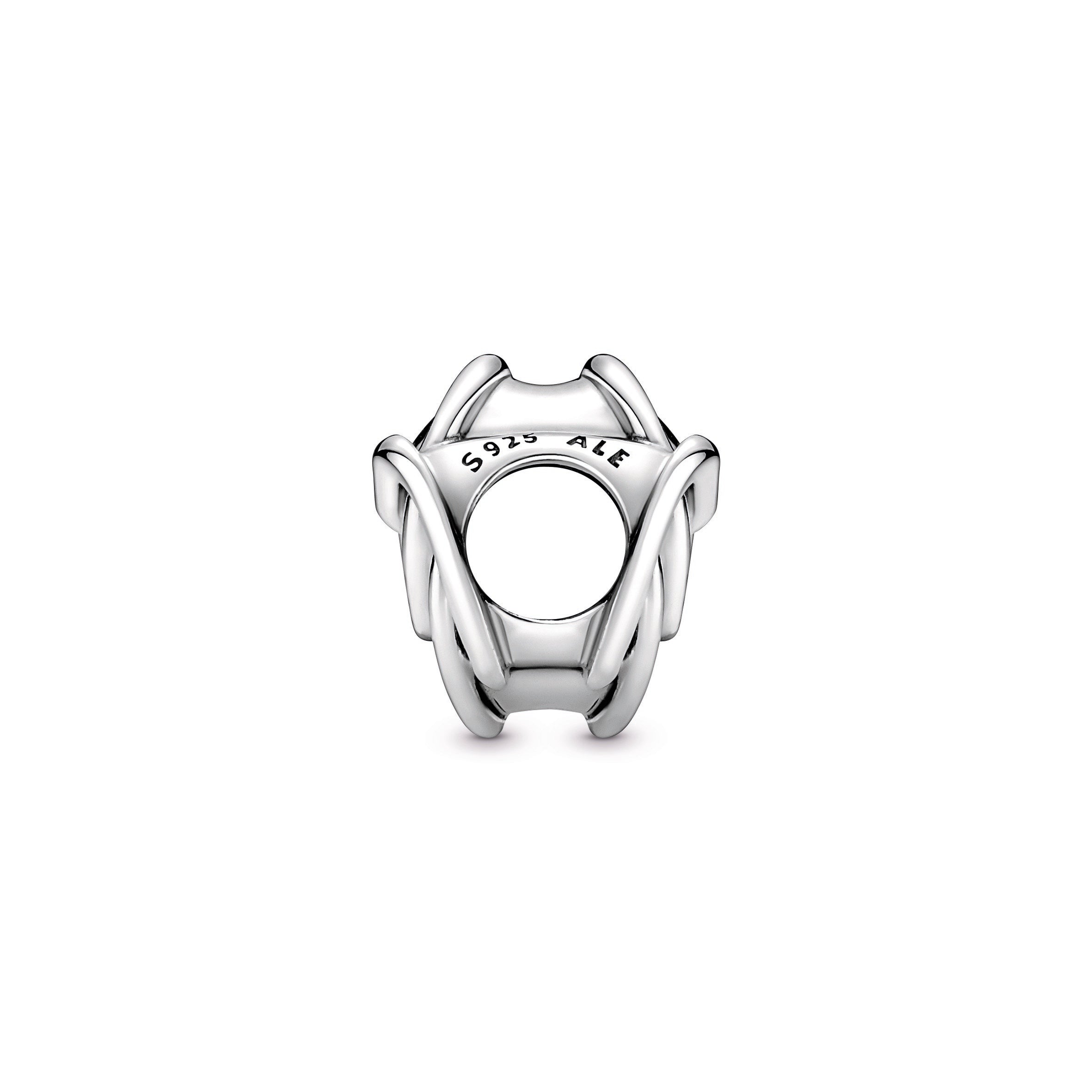 PANDORA Family Always Encircled Heart Charm Sterling Silver Family And Friends Charms Bracelet Charm Jewelry Gift