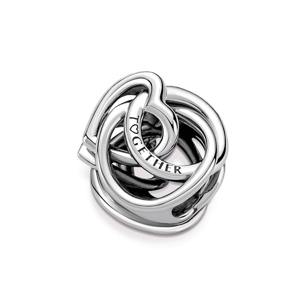 PANDORA Family Always Encircled Heart Charm Sterling Silver Family And Friends Charms Bracelet Charm Jewelry Gift