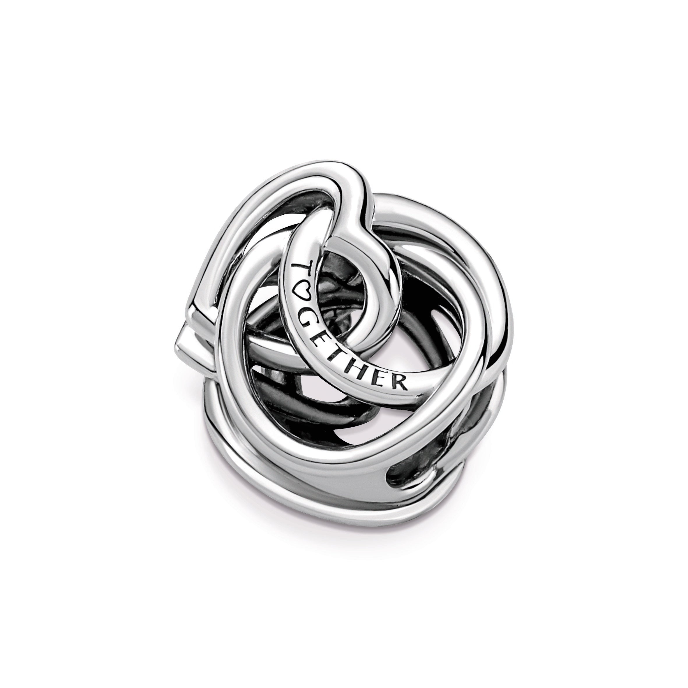 PANDORA Family Always Encircled Heart Charm Sterling Silver Family And Friends Charms Bracelet Charm Jewelry Gift