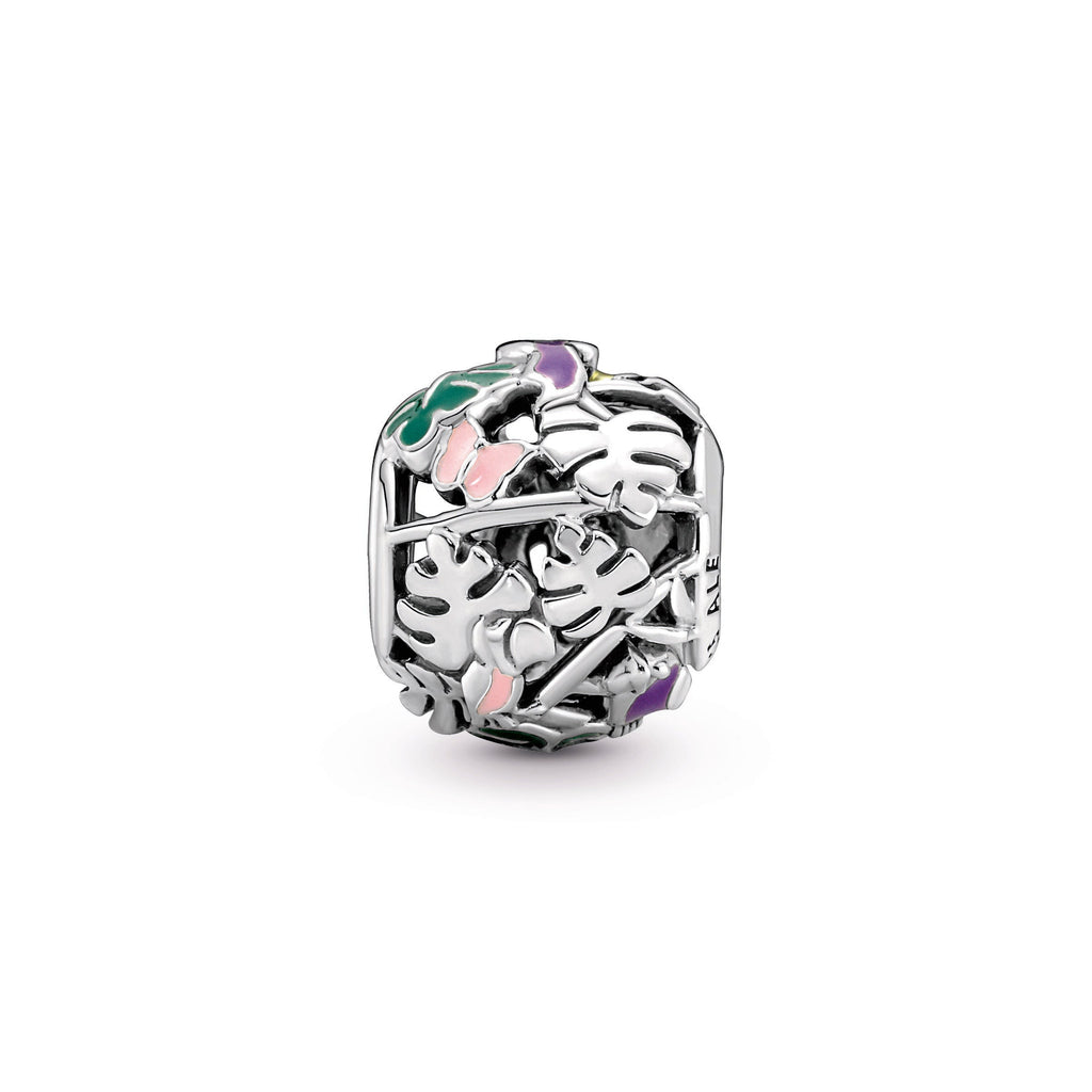 PANDORA Jungle Creatures And Leaves Charm Enamel Charms Bracelet Charm Jewelry Gift